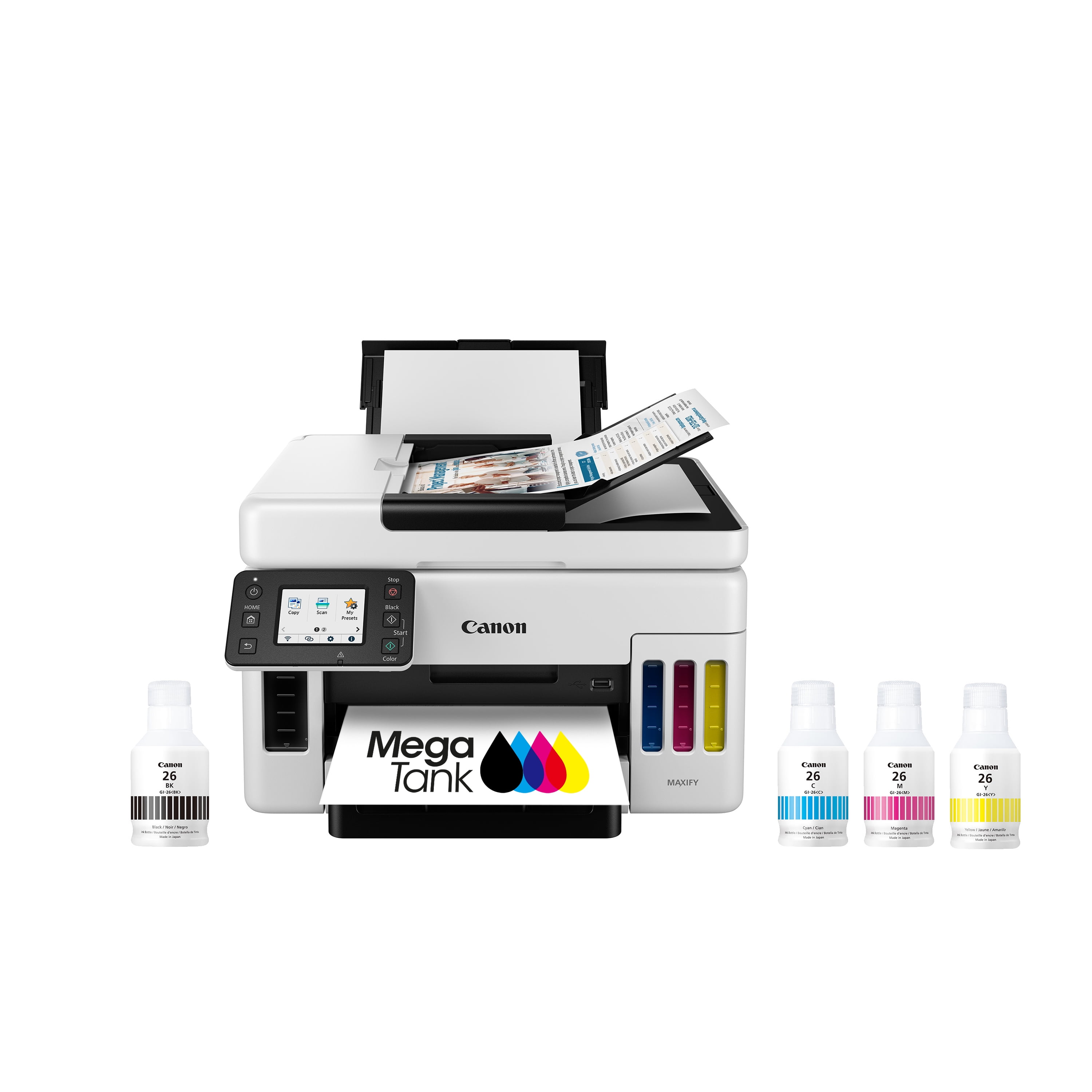 MAXIFY GX6021 - MegaTank Wireless Inkjet Printer with Print, Copy, Scan