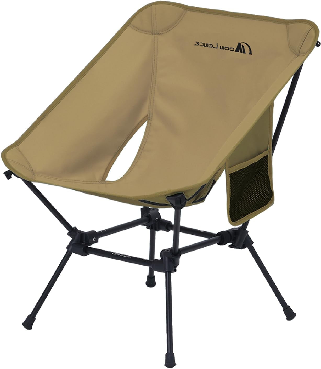 MOON LENCE Camping Chair Compact Backpacking Chair Folding Chair with Side Pockets Portable Chair Lightweight Heavy Duty for Hiking & Beach