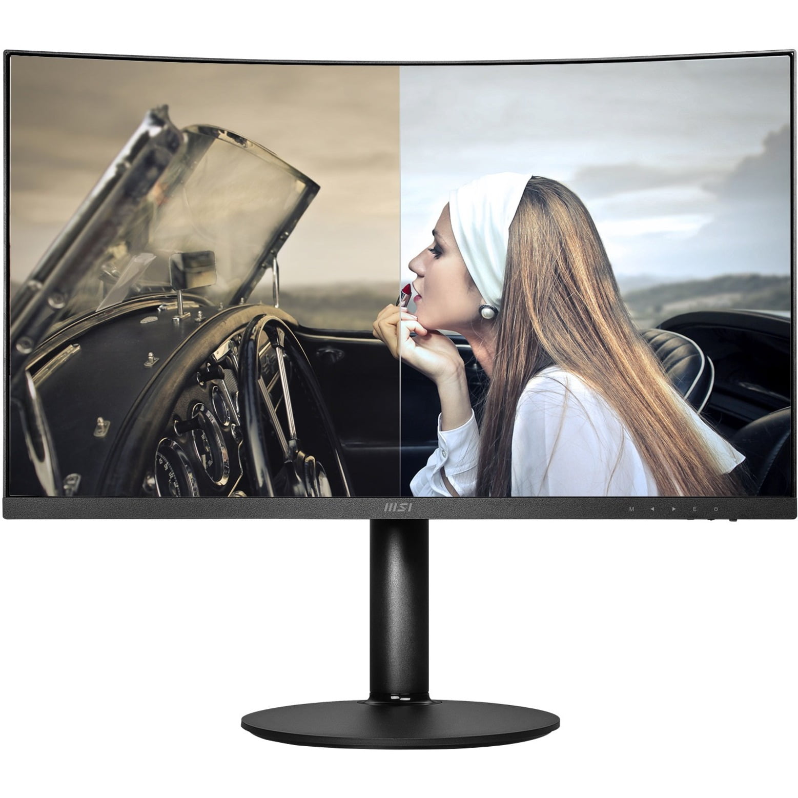 MSI Modern MD271CP 27" Class Full HD Curved Screen LCD Monitor, 16:9, Matte Black