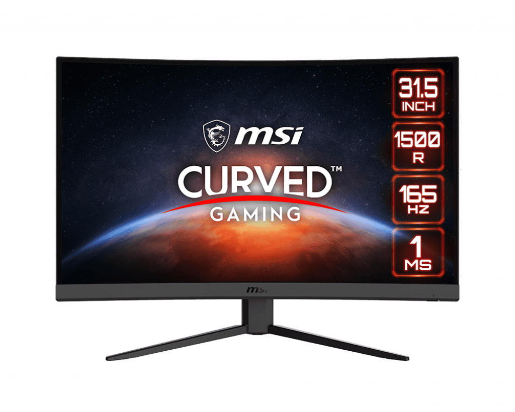 MSI Optix G32C4W 31.5" FHD 1920x1080 1ms 165Hz 2xHDMI 1xDP AMD FreeSync Curved Gaming Monitor (Factory Used)
