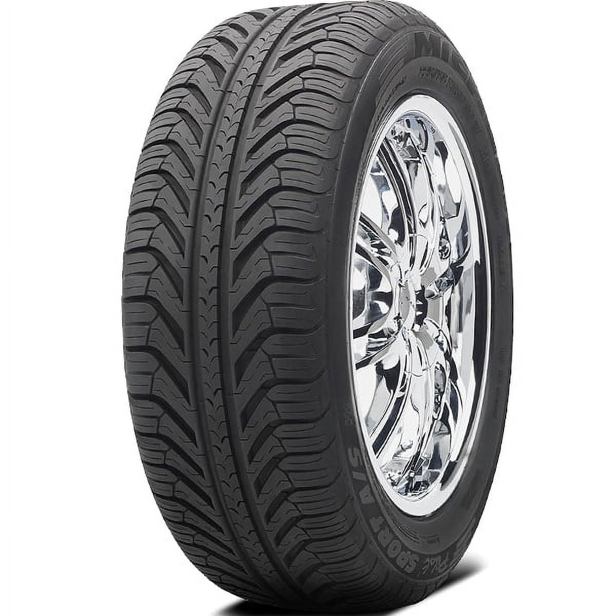 Michelin Pilot Sport A/S Plus All-Season 255/45R19 100V Tire Fits: 2010-19 Ford Taurus SEL, 2020 Volkswagen Tiguan Highline