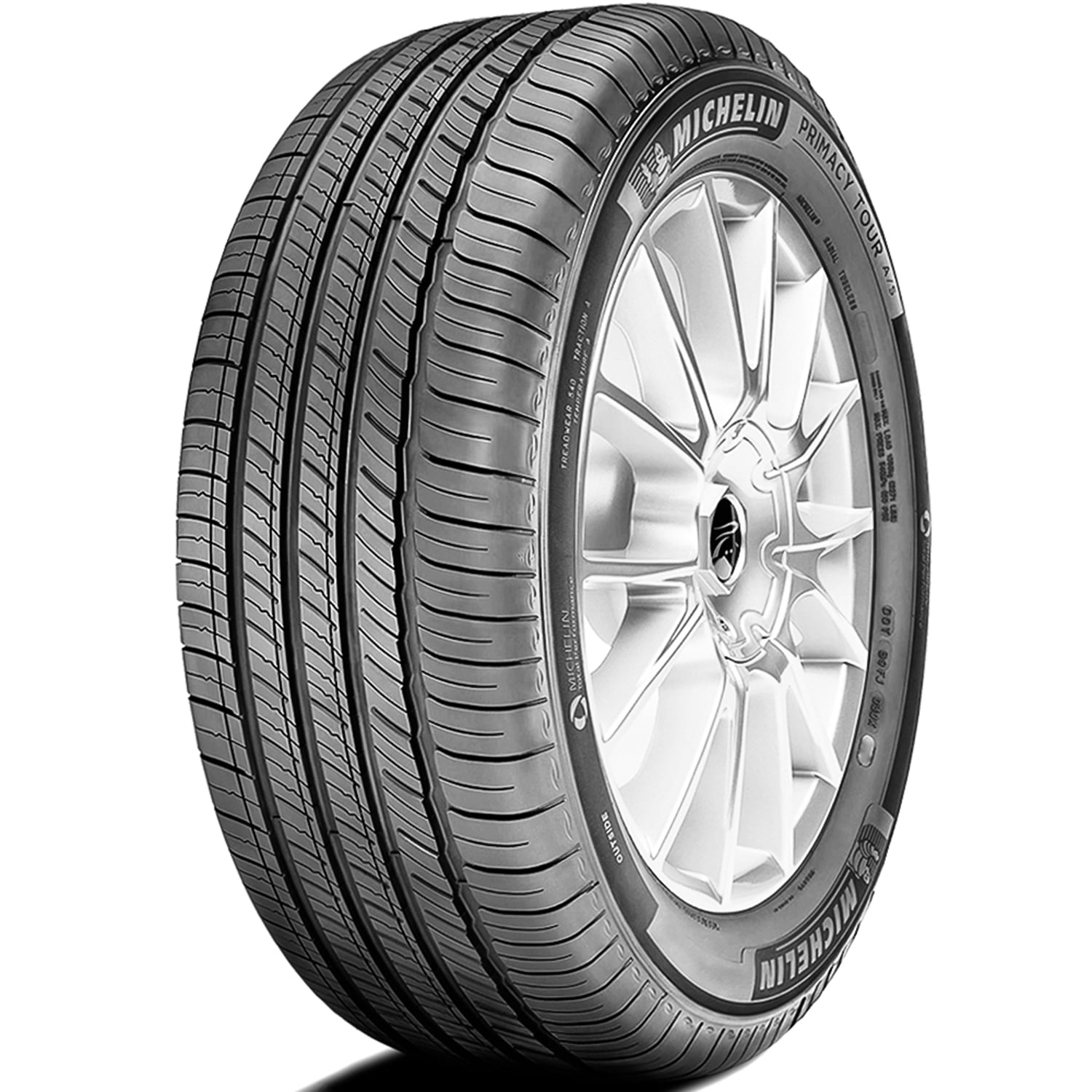Michelin Primacy Tour AS 255/50R19 107H XL Fits: 2020-23 Mercedes-Benz GLE350 4Matic, 2010-13 Acura MDX Base