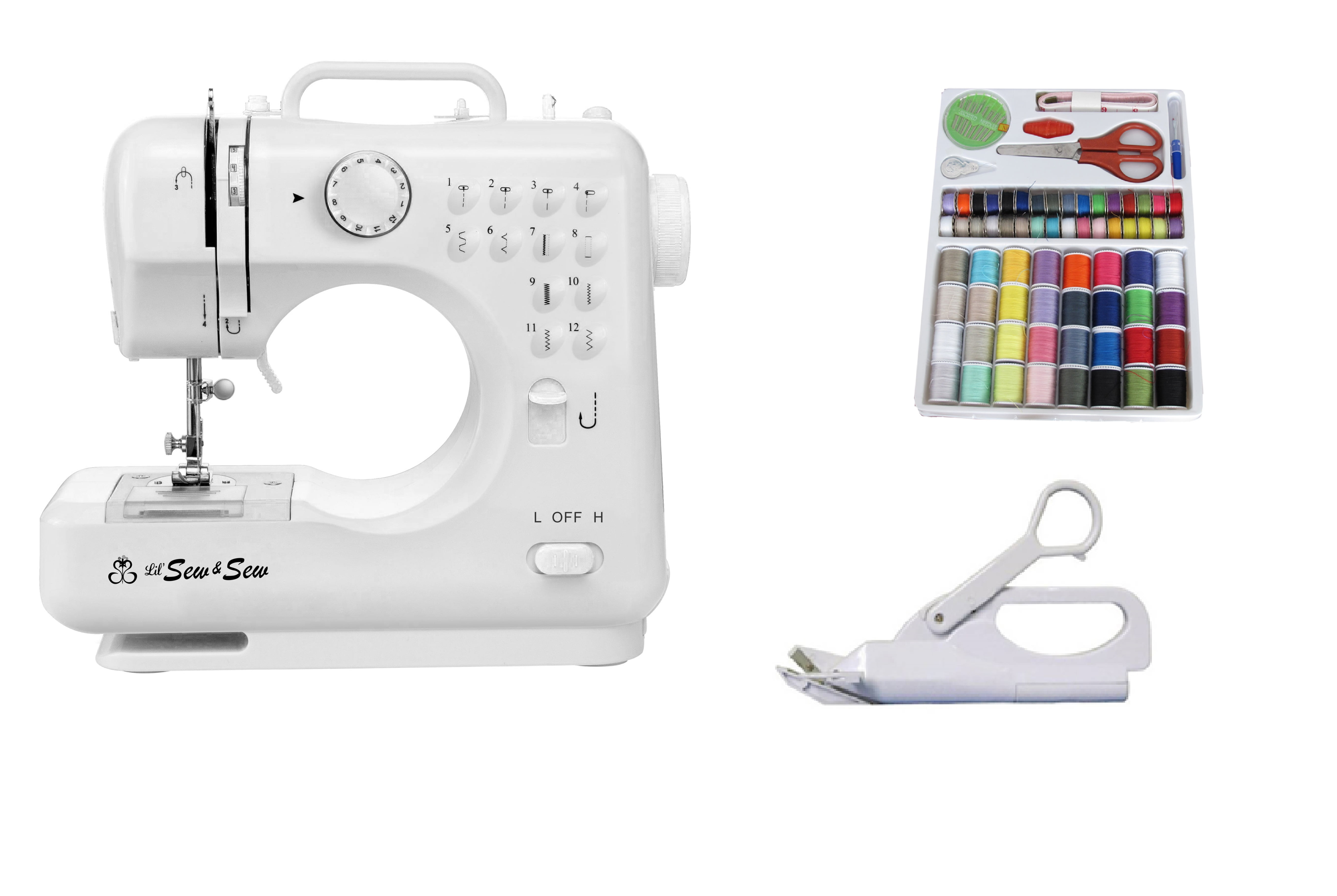 Michley Lil Sew and Sew Sewing Machine White-