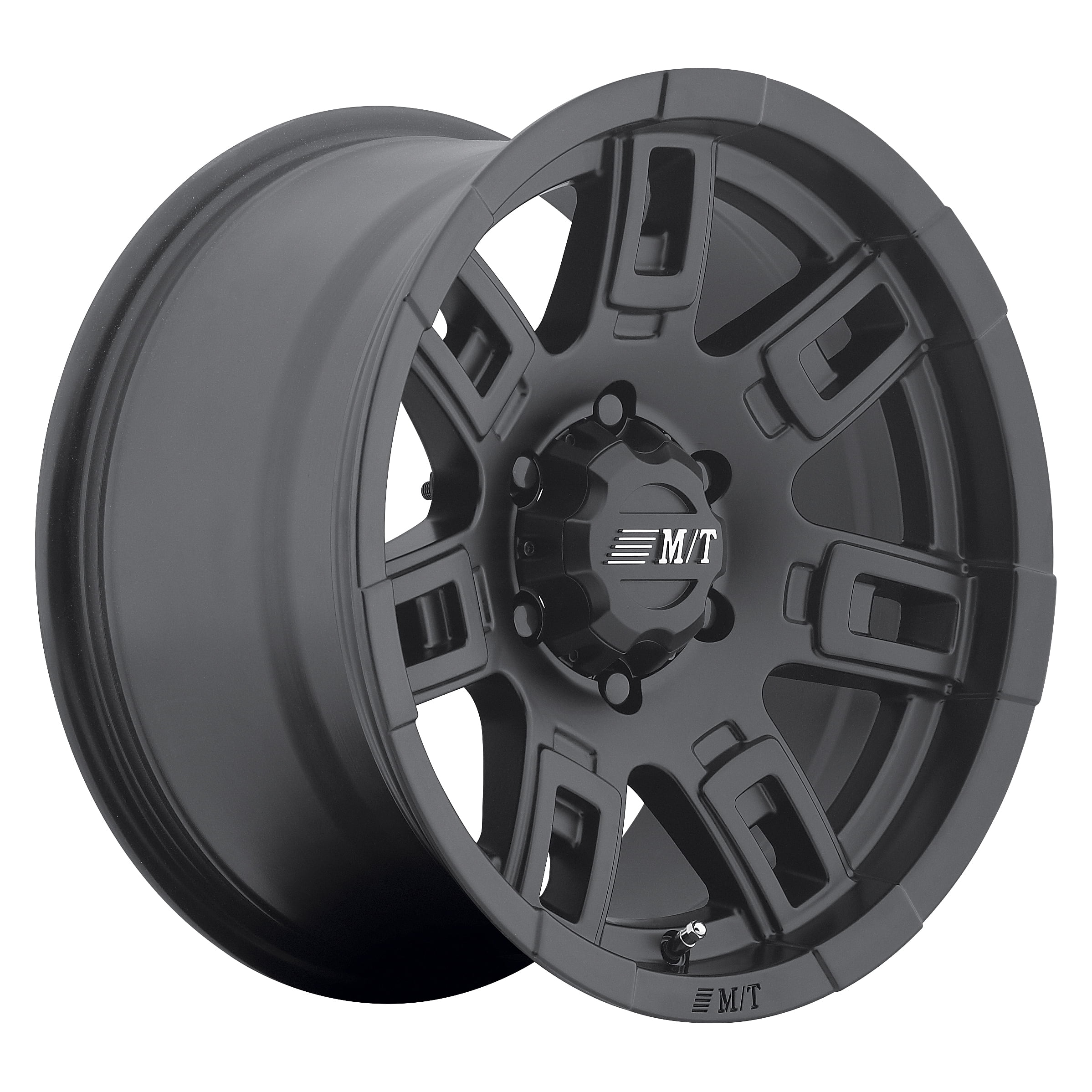 Mickey Thompson Sidebiter II Wheels with Satin Black Finish (17X9 / 5X5.00) 90000019389