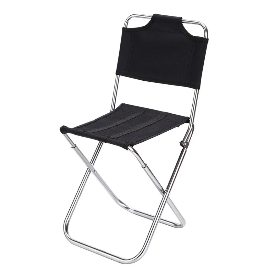 Miyuadkai Folding Chair Clearance Camping Chairs Portable Folding Camping Director Fishing Outdoor Bbq Beach Seat Room Decor Black