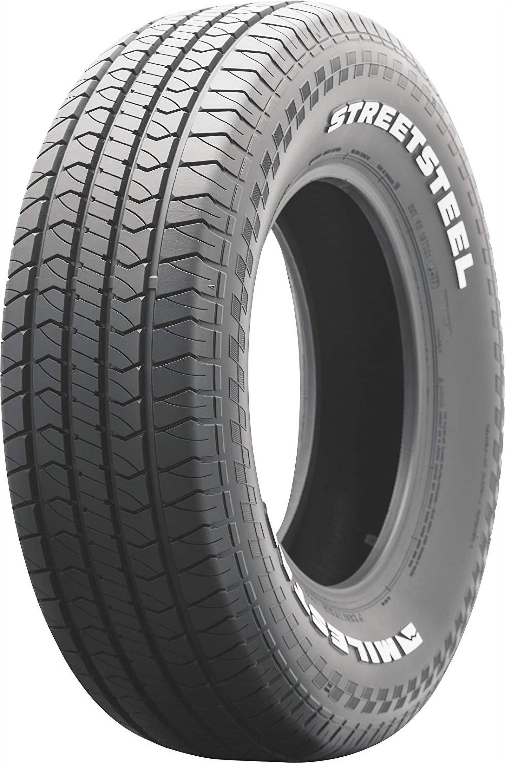 Milestar StreetSteel 275/60R15 107T All-Season Tire Fits: 1990-92 Chevrolet C1500 WT, 1990-92 GMC C1500 Sierra SLX