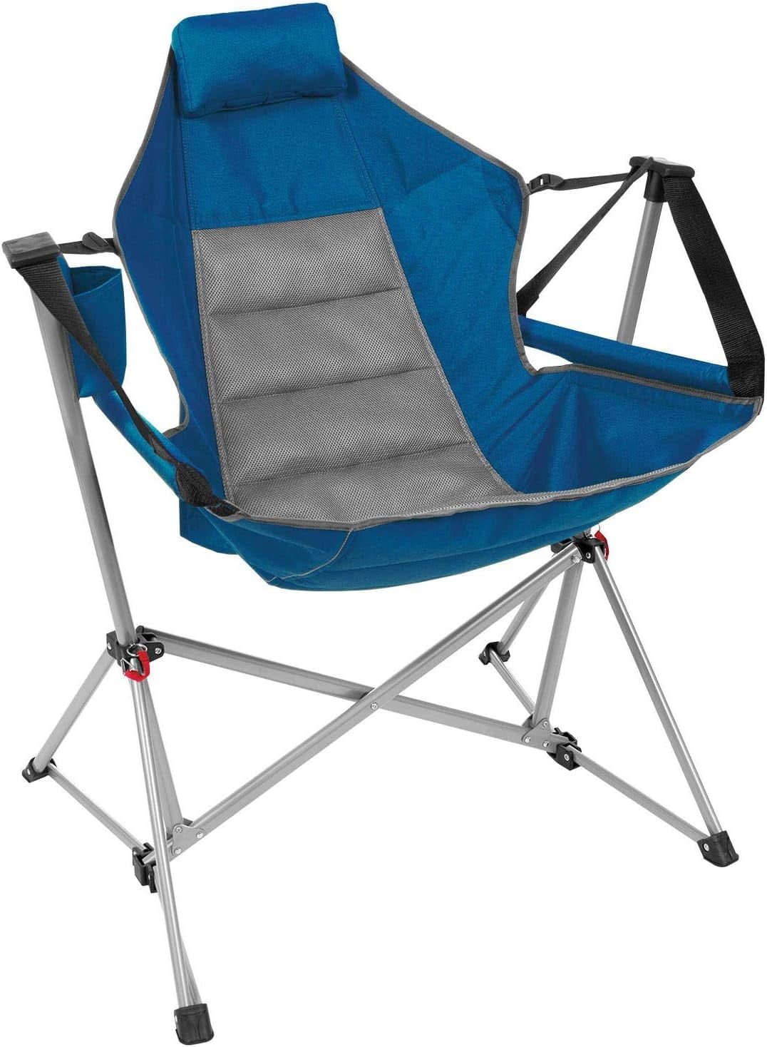 Mm Swing Lounger Portable Camping Chair with Matching Carry Bag, True Blue