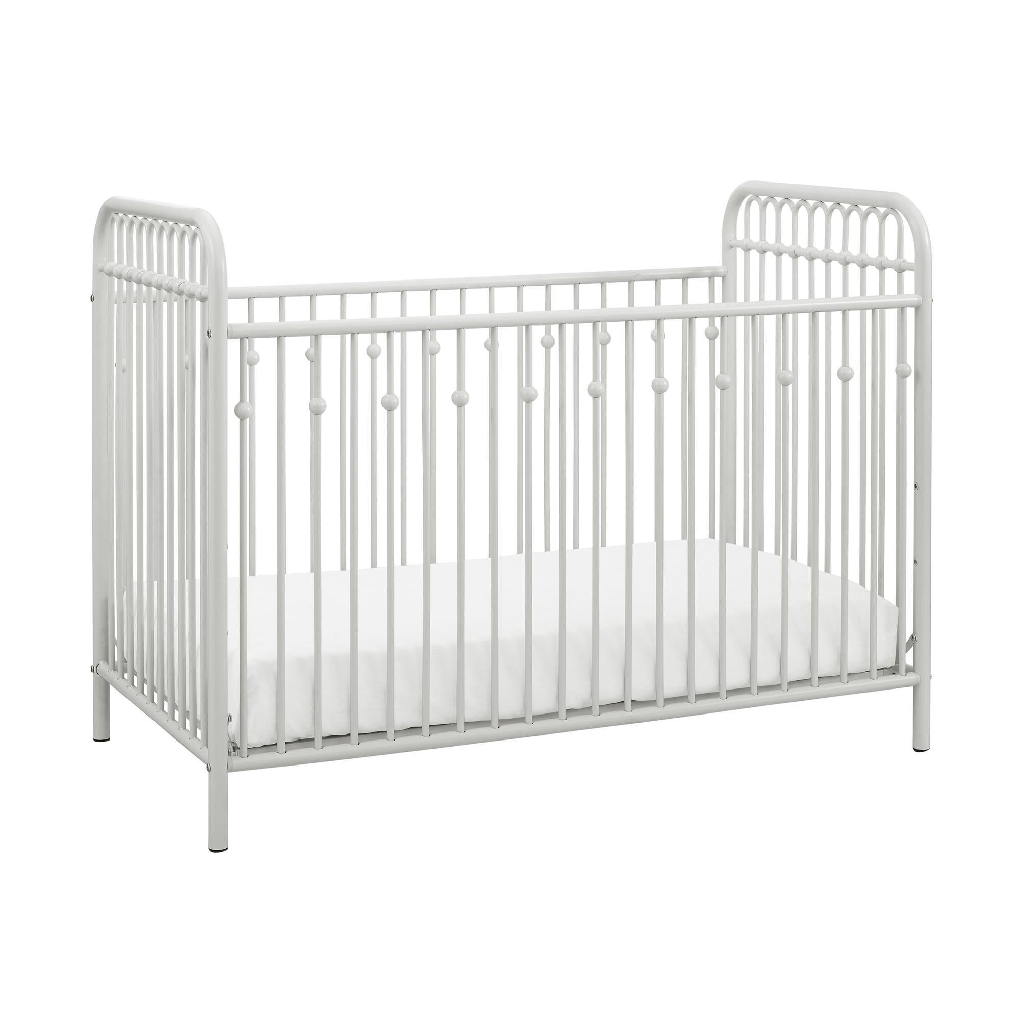 Monarch Hill Ivy Off White Metal Baby Crib