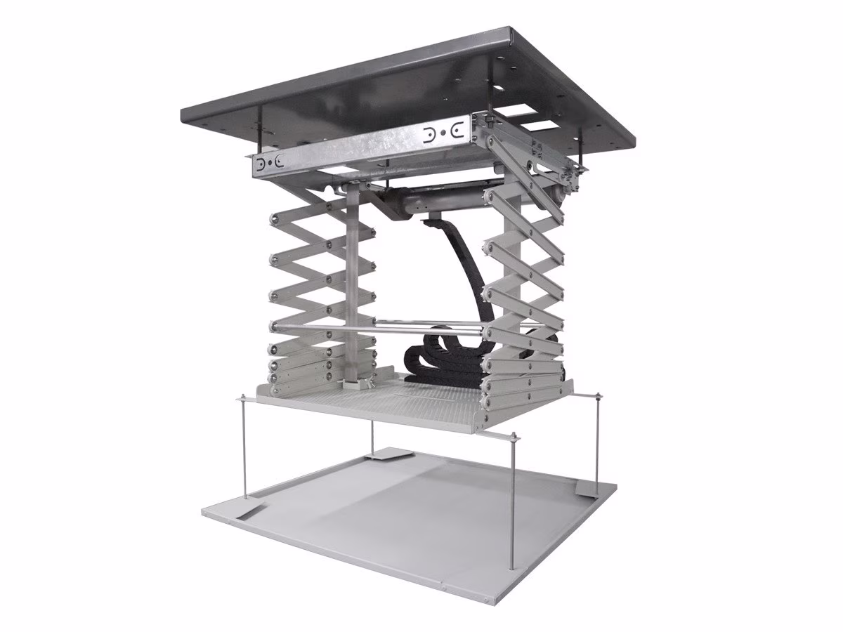 Monoprice Commercial Series Hidden Motorized Recessed Ceiling Projector Lift Mount (Max 44 lbs.)