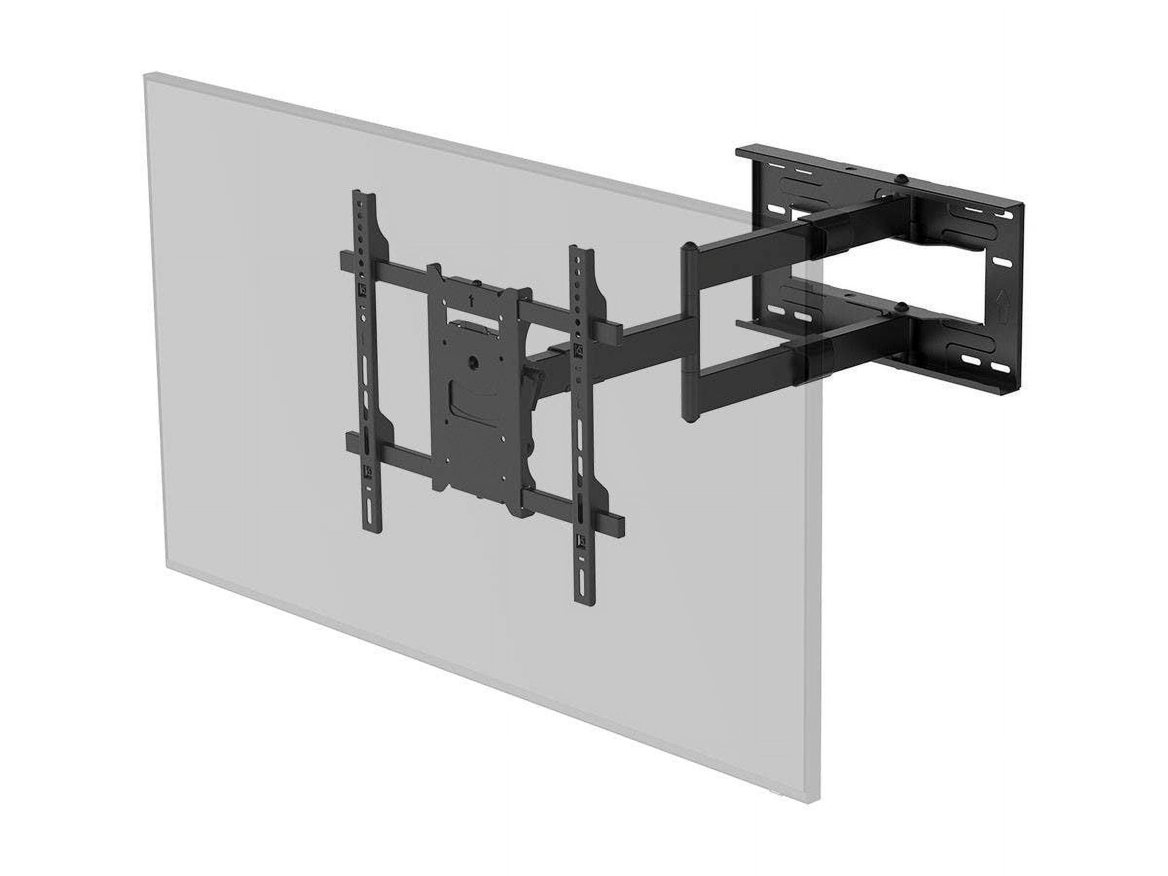 Monoprice Portrait and Landscape 360 Full-Motion Articulating TV Wall Mount for TVs 40in to 75in, Weight Capacity 110 lbs, Extension 3.3in to 31.5in