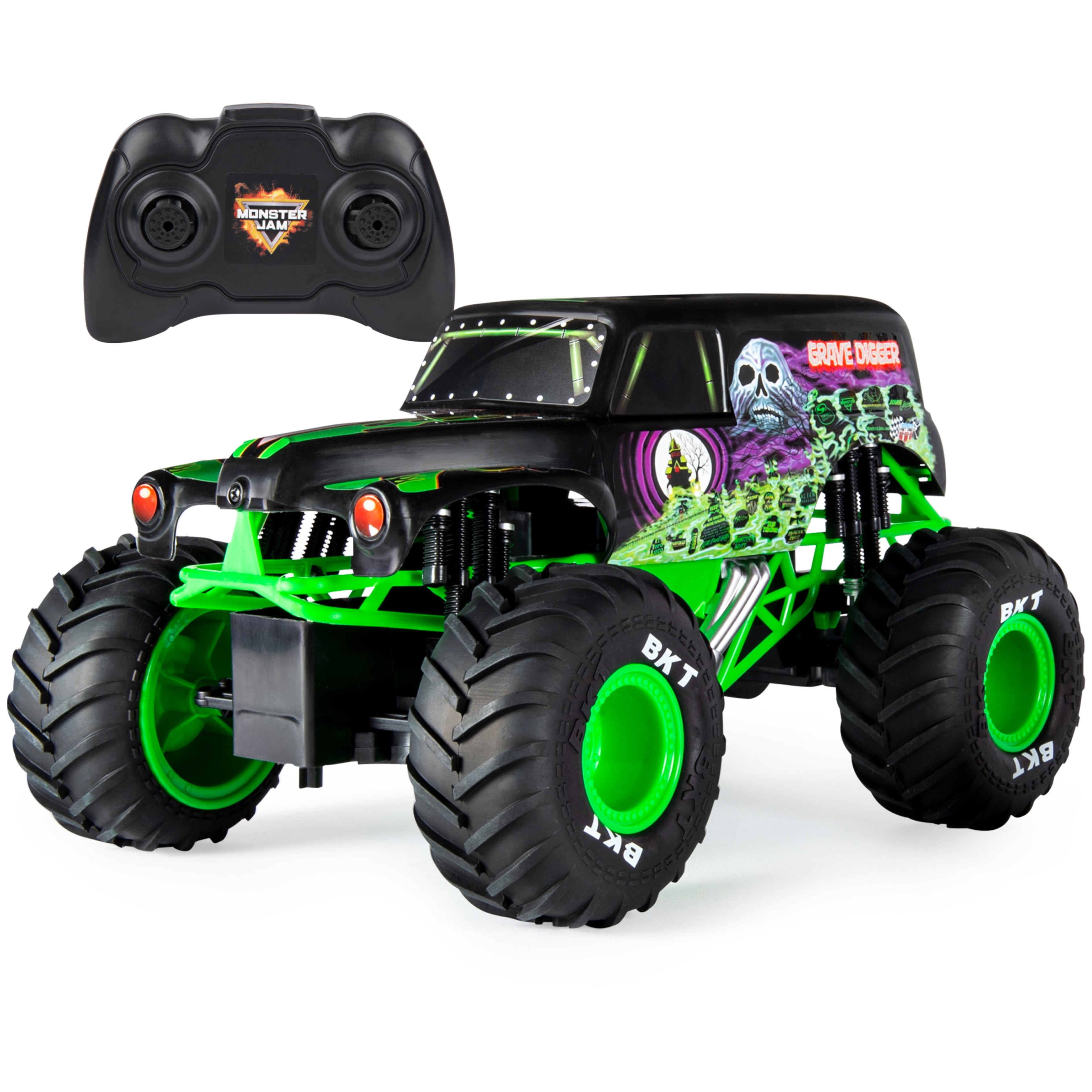 Monster Jam, Official Grave Digger Remote Control Truck 1:15 Scale, 2.4GHz
