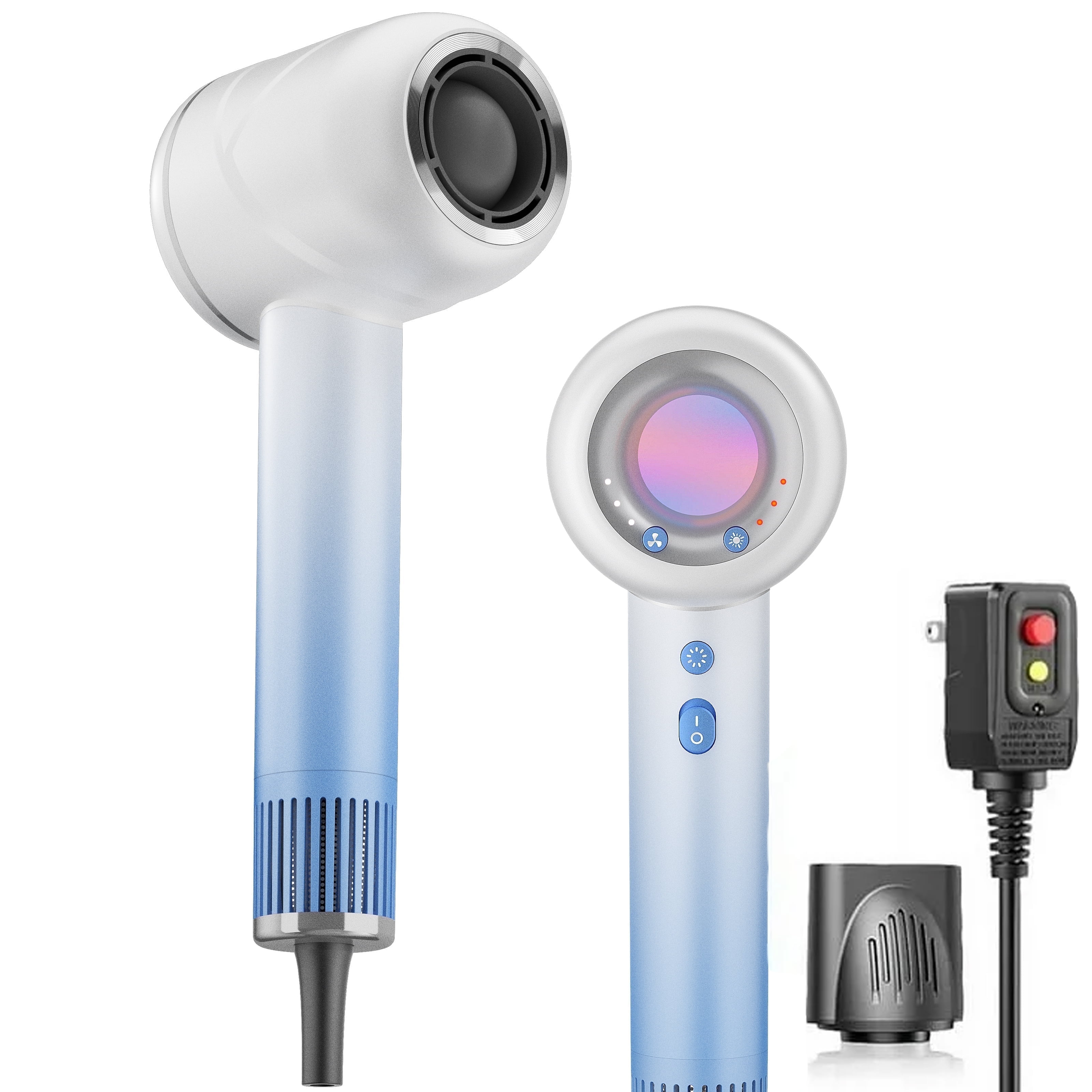 Moosoo Hair dryer, High-Speed Blow Dryer With 4 Temps & 3 Speeds, Hair Dryer for Fast Drying