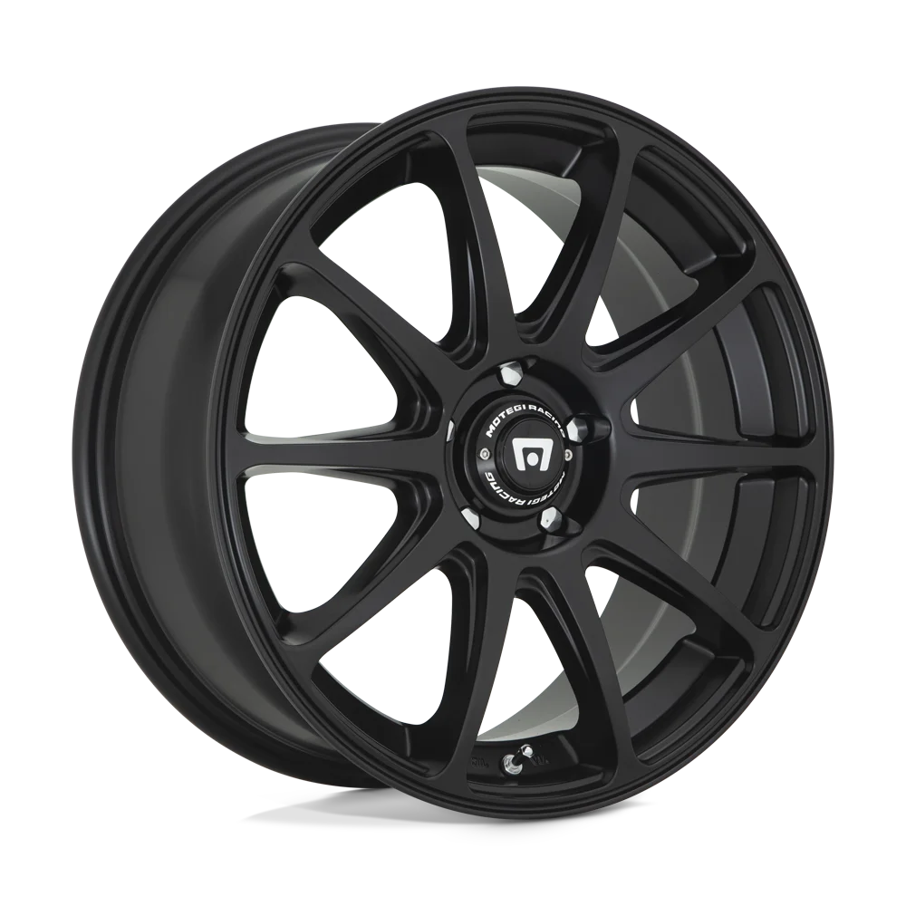 Motegi Cast Aluminum Rim MR127 17X8 5X100 S-BLK 38MM, MR12778051738