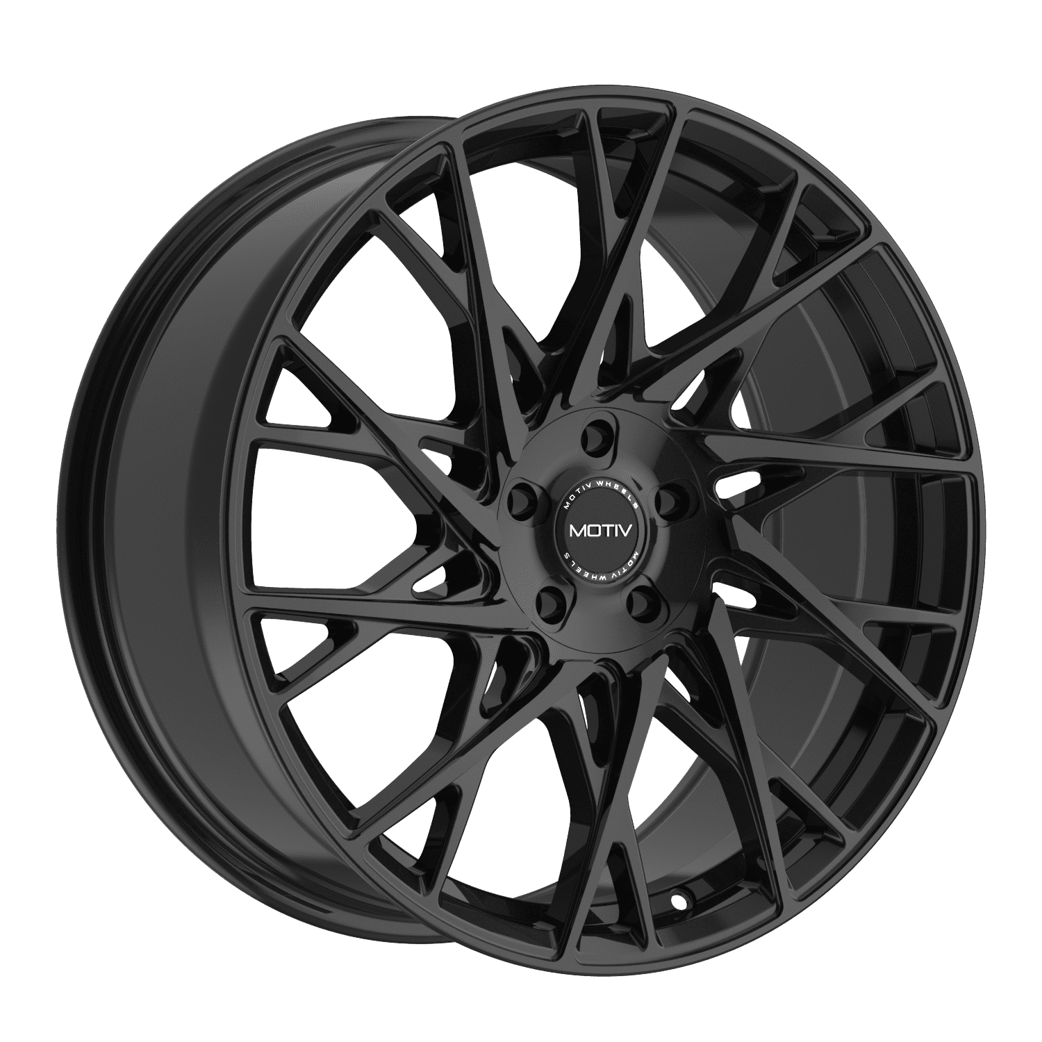 Motiv 18x8 5X4.50 430MB Maestro Black Wheel Rim