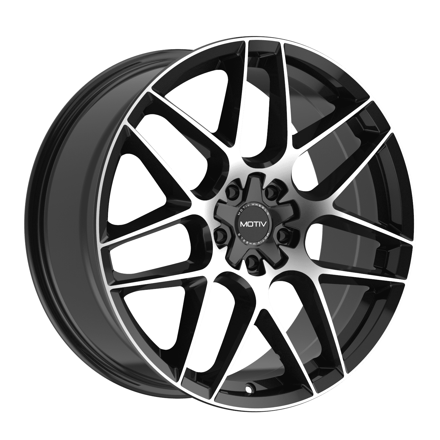Motiv 20x8.5 5X4.50 435MB Foil Black Wheel Rim