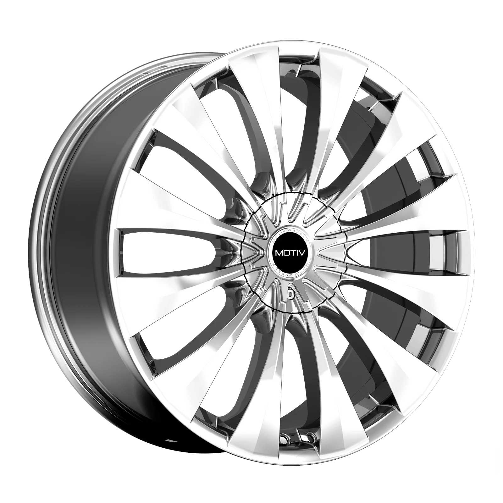 20X8.5 Motiv 436C Chrome Plated Cast Aluminum 5X108 / 5X112 (+40) (HB 73.1)