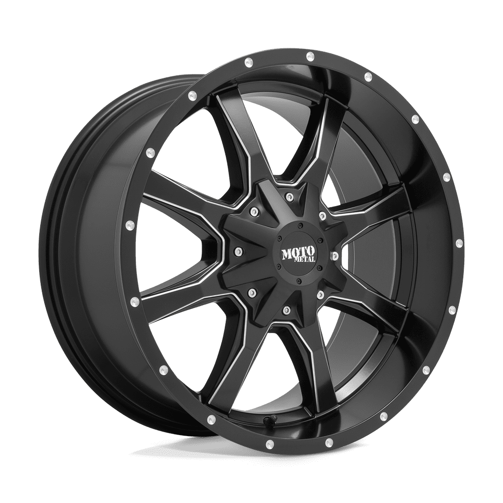 Moto Metal Cast Aluminum Rim MO970 20X9 6X135/5.5 SG-BLK-MILL 00MM, MO97029067900