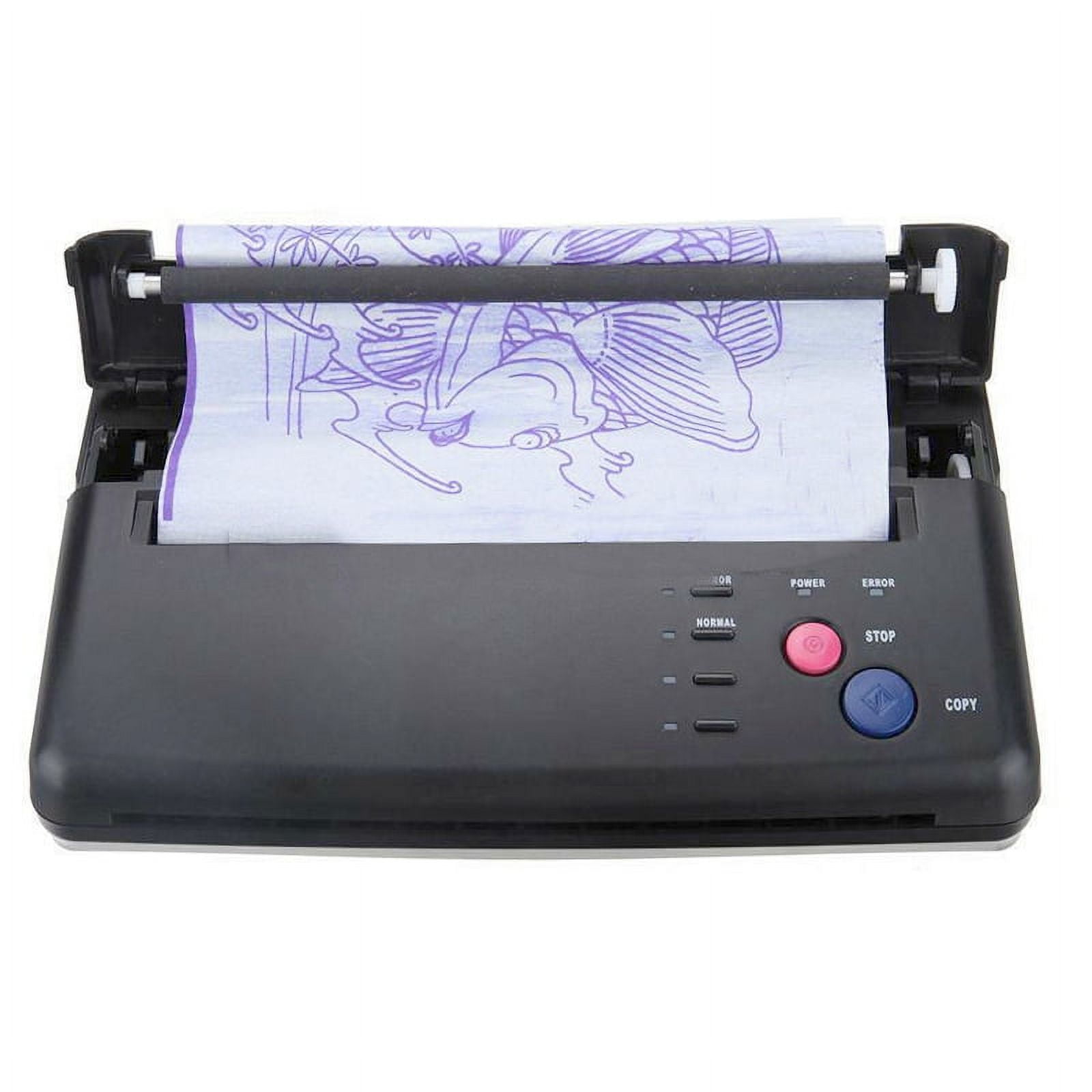Motor Genic Black Tattoo Transfer Copier Printer Machine Thermal Stencil Paper Maker