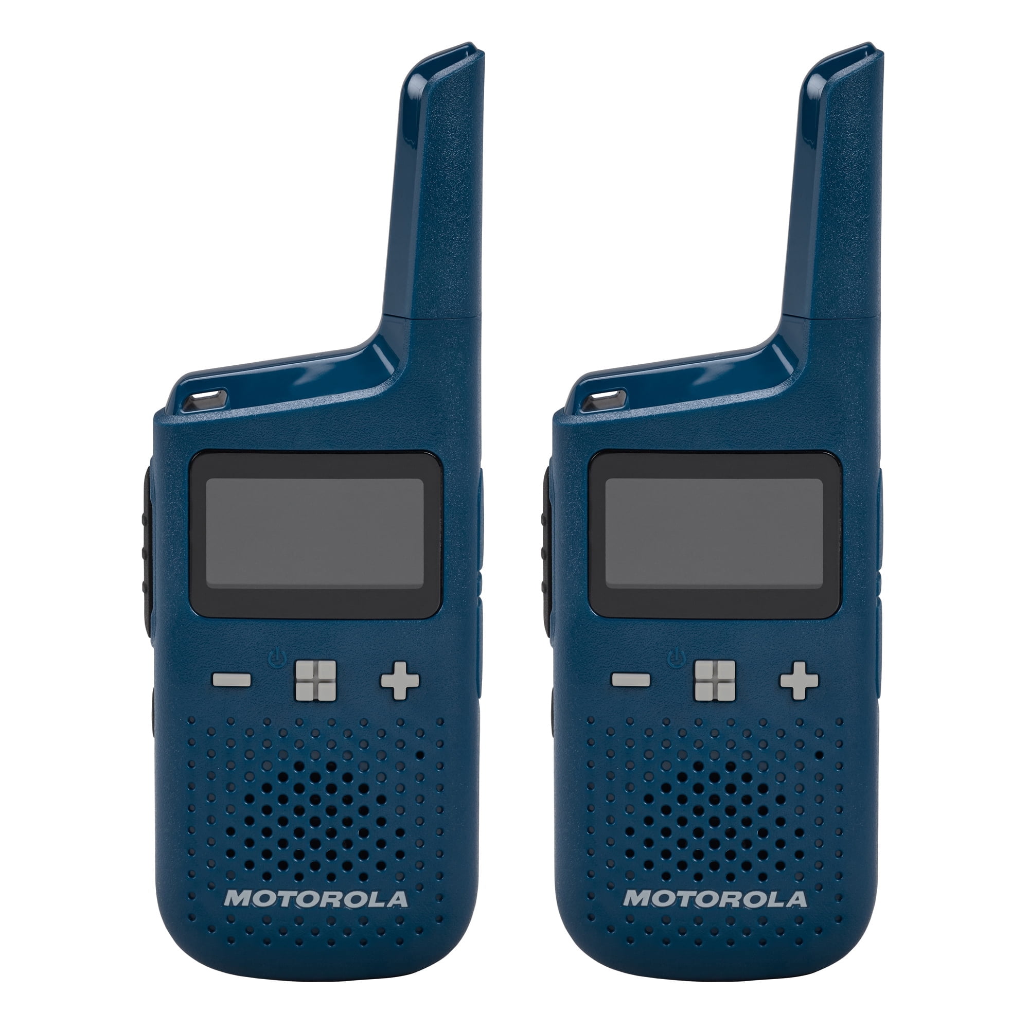 Motorola Solutions T383 25-mi. Two-Way Radio Blue w/Charging Dock 2-Pack