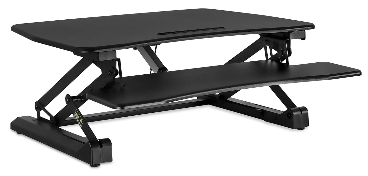 Mount-It! Electric Standing Desk Converter with Built In USB Port