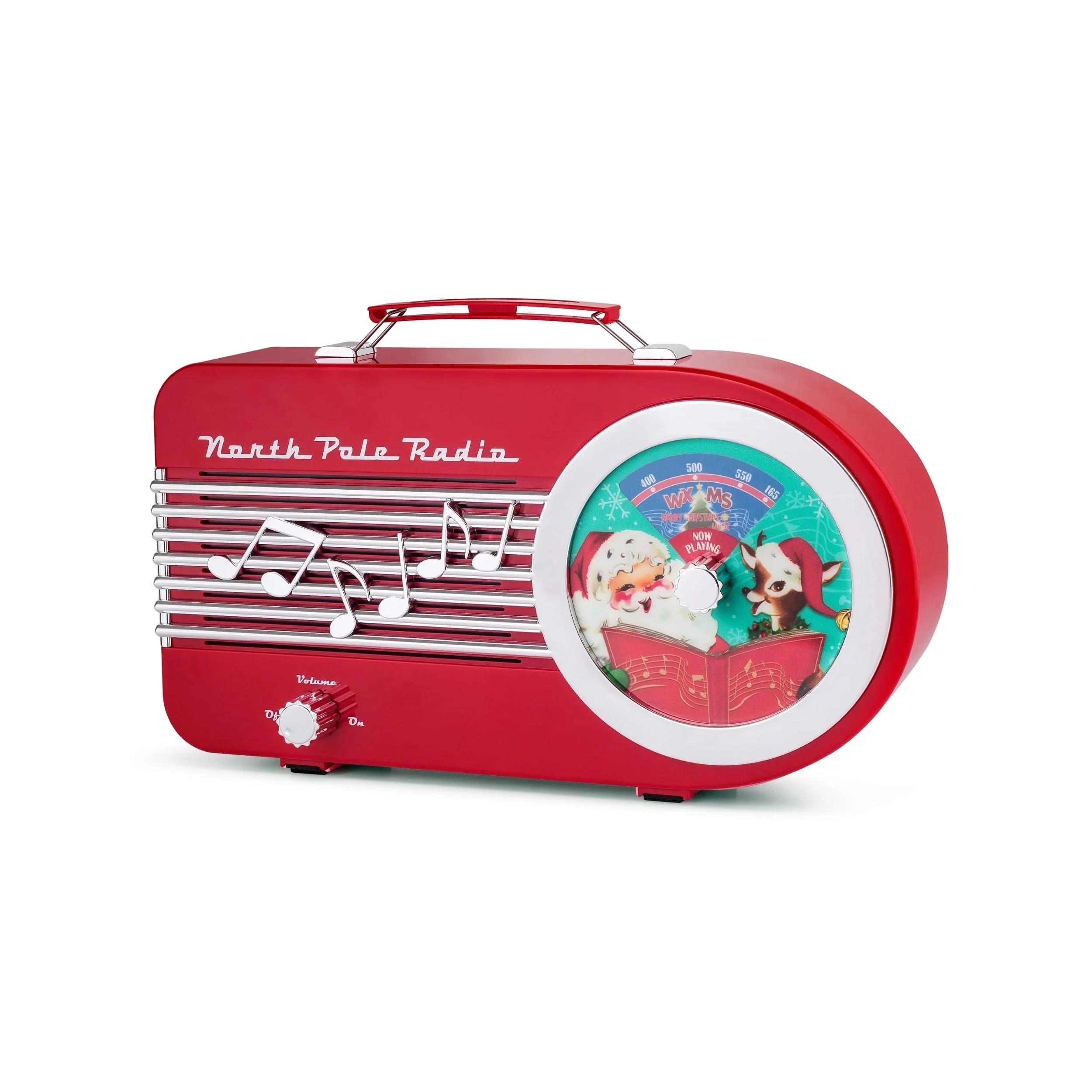 Mr. Christmas North Pole Radio Jukebox, Red, 1 Pack