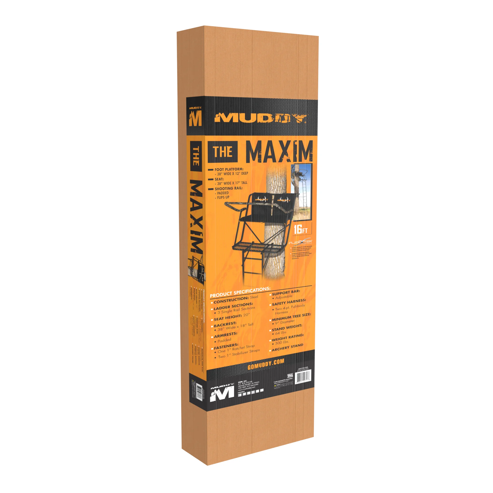 Muddy Maxim 2-Man Ladderstand, Black