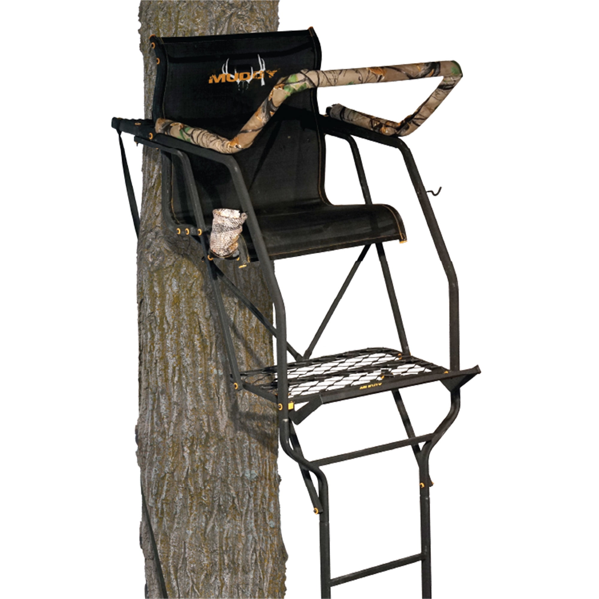 Muddy MLS1150 Stronghold 1.5 Foot Ladder Treestand, Black, One Size