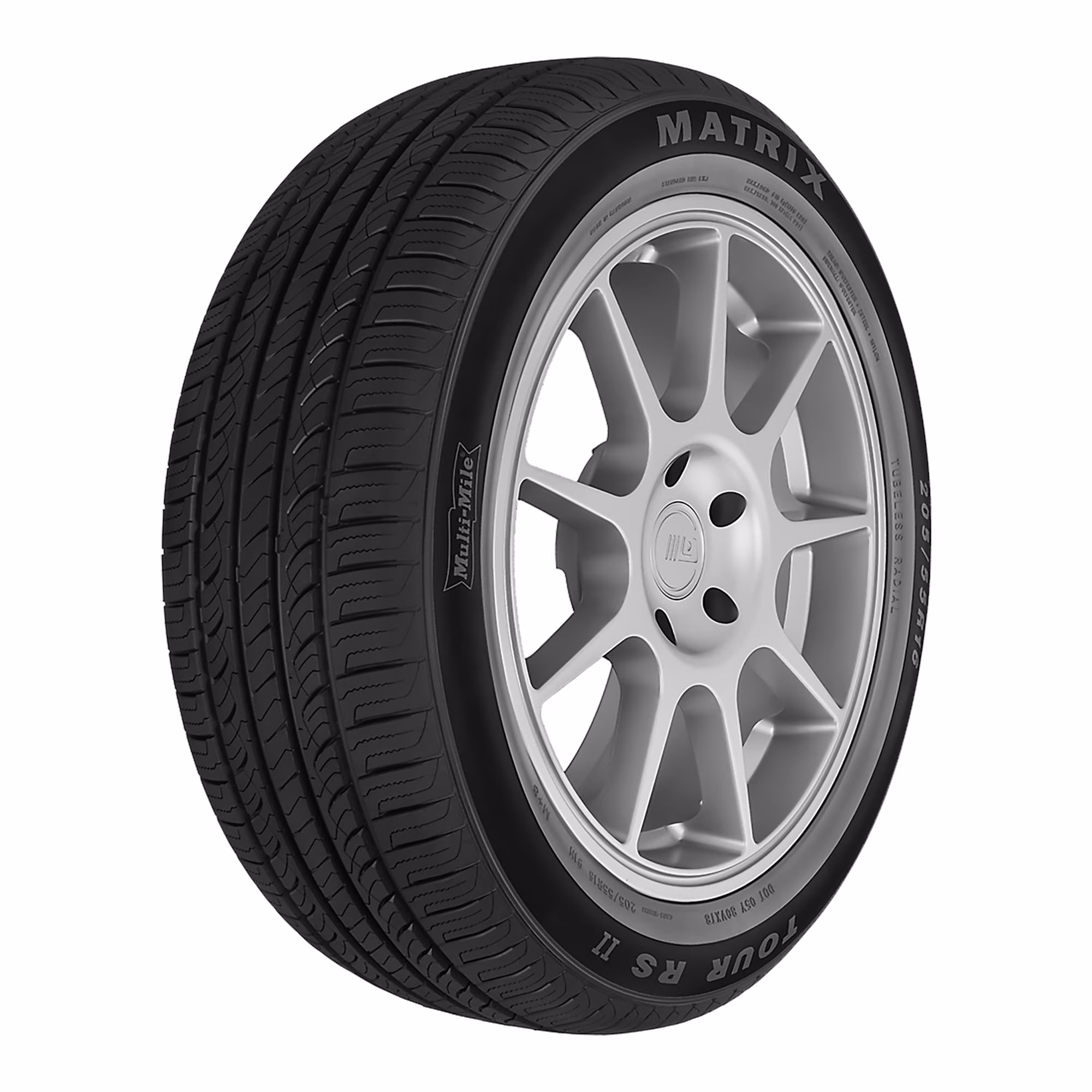 Multi-Mile Matrix Tour RS II All Season 205/55R16 91H Passenger Tire