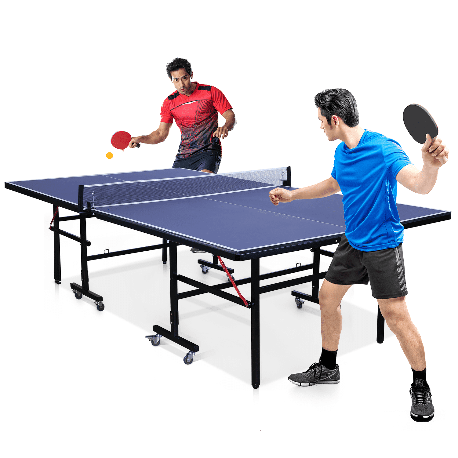 Naipo Ping Pong Table 9ft Professional Foldable Tennis Table, Standard Size,10 Minute Quick Assembly Tennis Table for Indoor/Outdoor Easy to Move 119LB