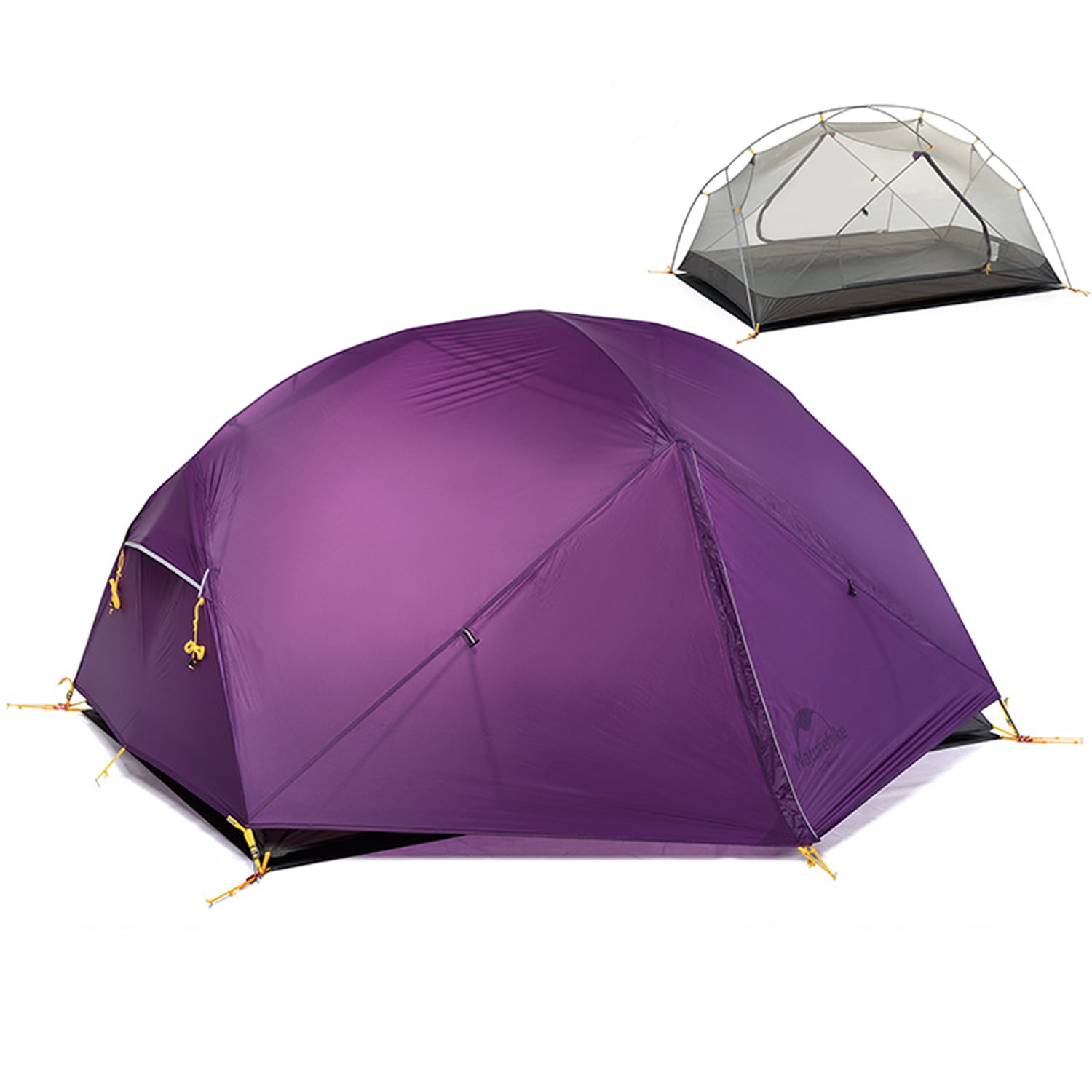 Naturehike Mongar Backpacking Camping Tent 2 Person Lightweight Waterproof with Footprint