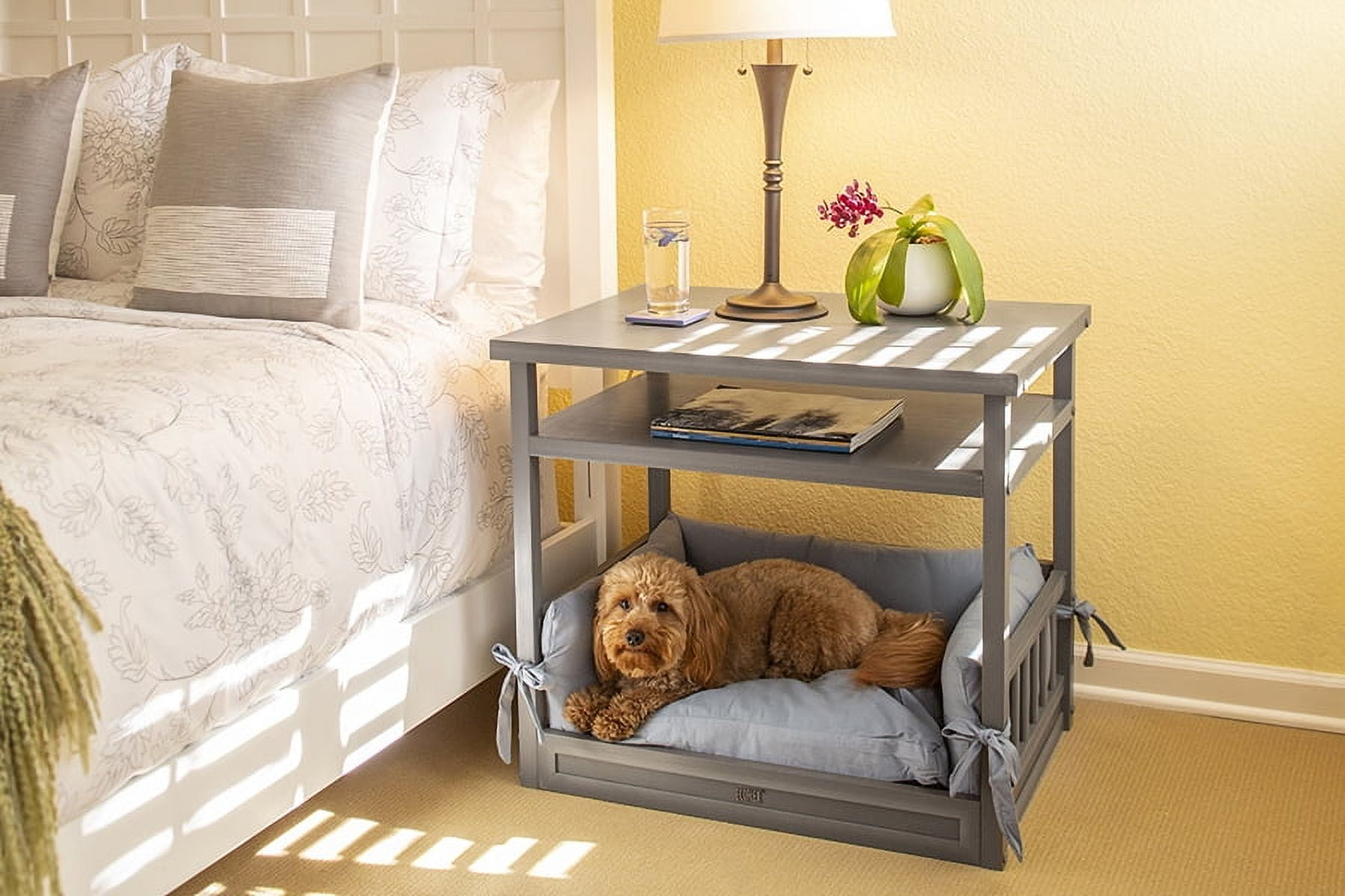 New Age Pet ECOFLEX® Nightstand Dog Bed, Indoor Pet Bed with Moisture Resistant Frame