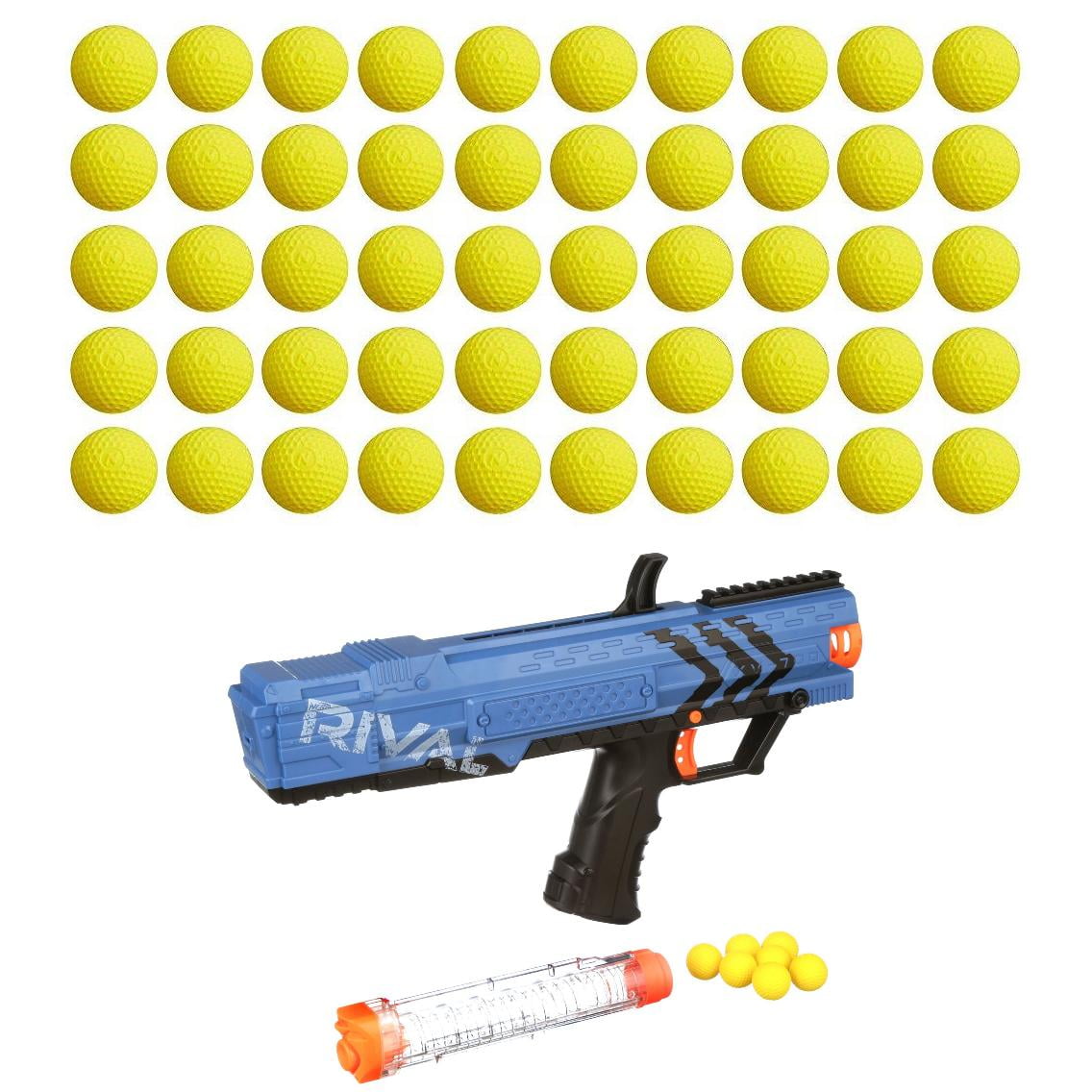 Nerf Rival Apollo XV-700 Blaster, Blue with Nerf Rival 50-Round Refill Pack