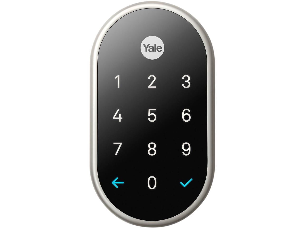 Google RB-YRD540-WV-619 x Yale Lock with Nest Connect, Satin Nickel