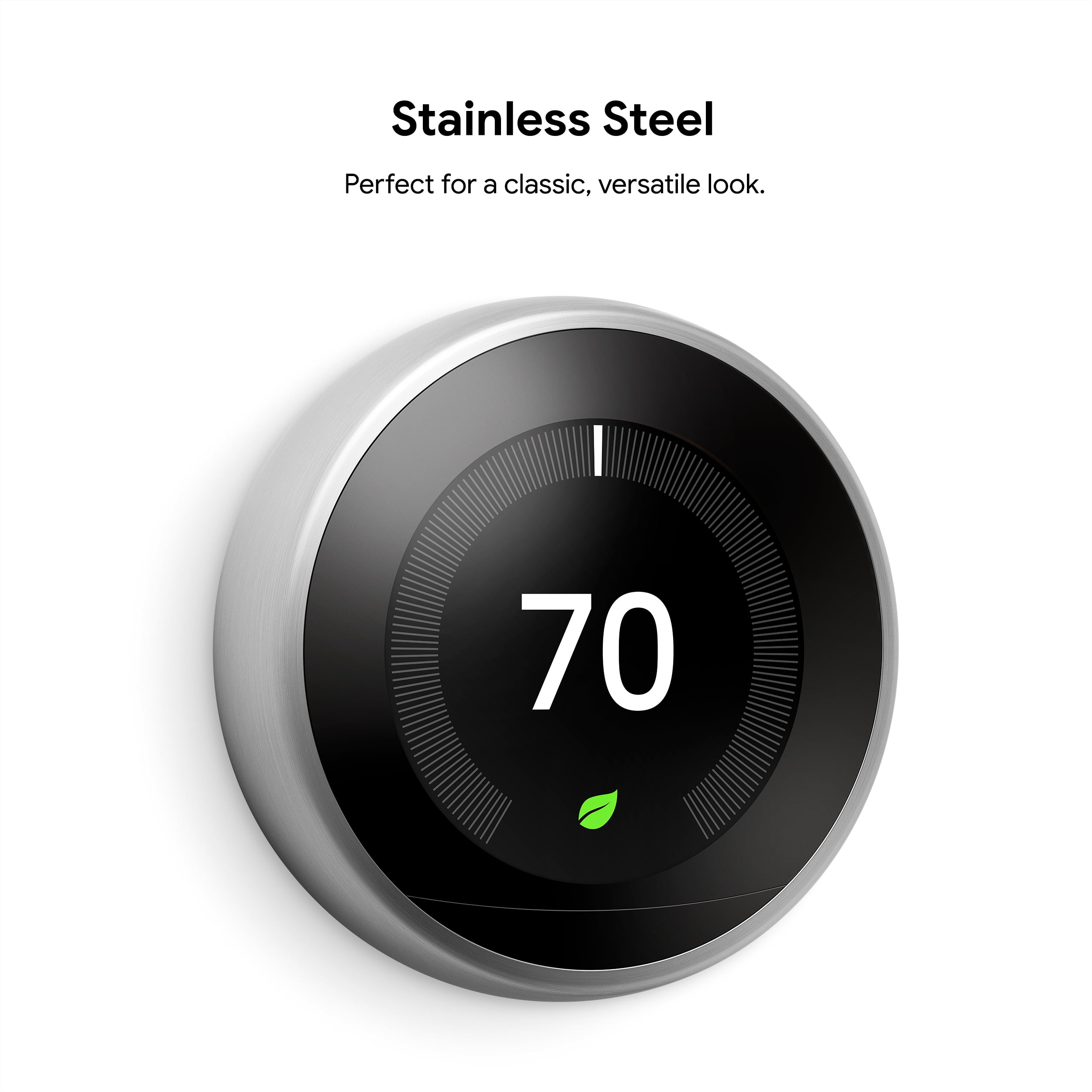 Google Nest Learning Thermostat 3rd Generation - Stainless Steel (T3007ES)