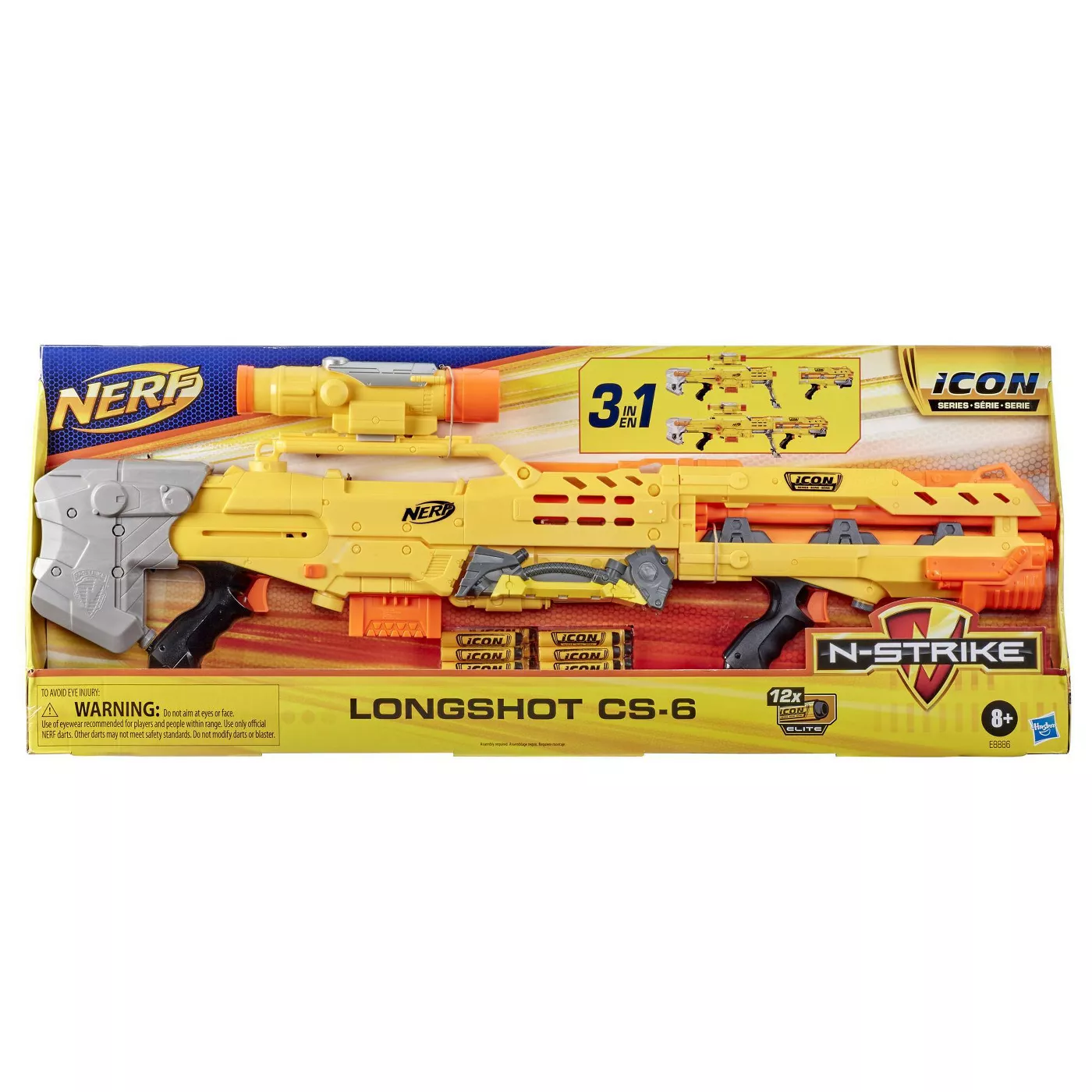 Nerf N-Strike Icon Series Longshot CS-6