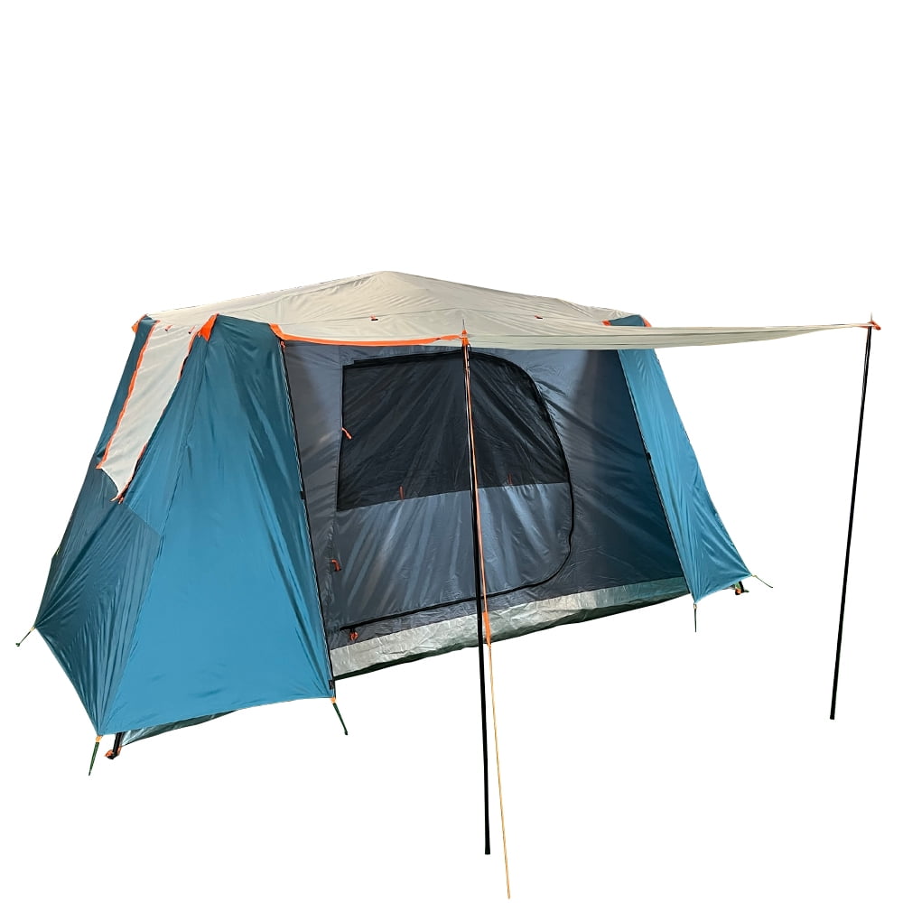 NTK Flash 8 Person Family Cabin Camping Tent, 13.1 by 8.9 FT, Easy Assembly and 100% Waterproof