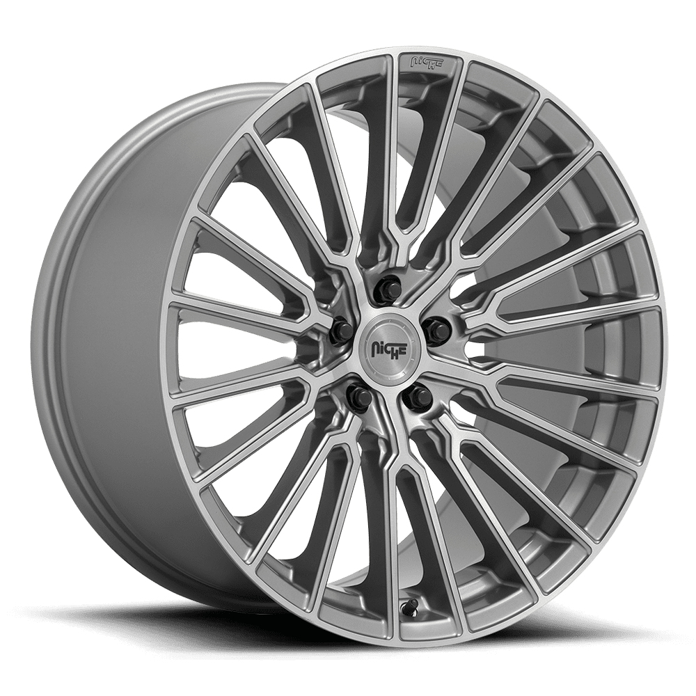 Niche M251 Premio 22X10 5X112 20Et 72.56Cb Platinum Wheel