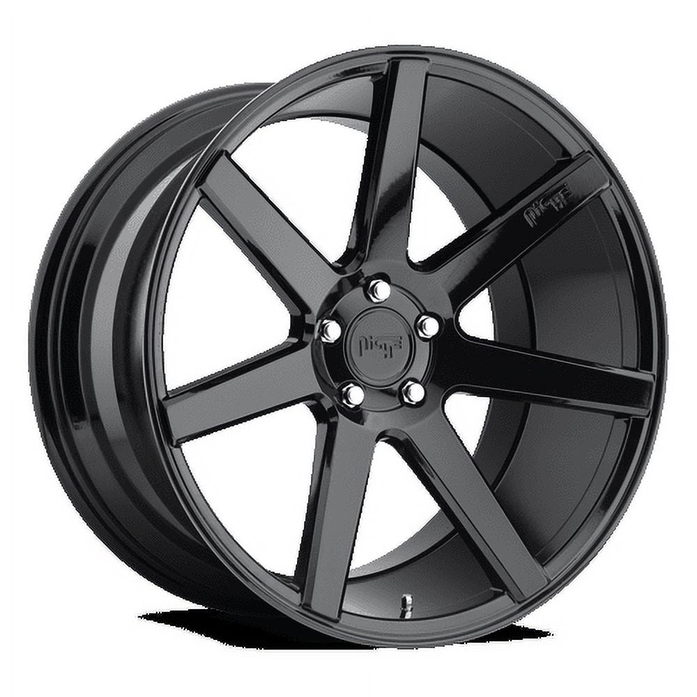 Niche 1PC Aluminum Rim M168 VERONA 20X10in Gloss Black Finish, M168200065+40