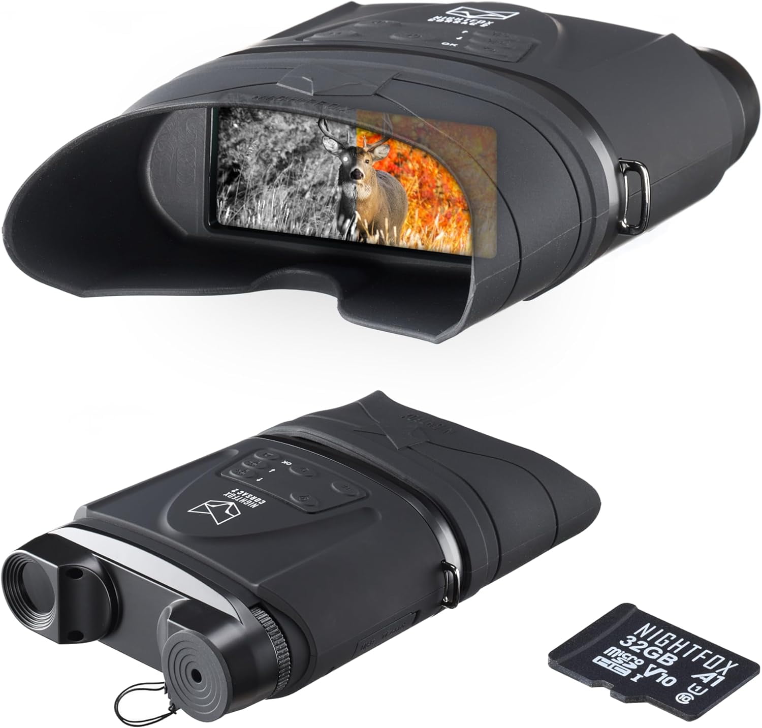 Nightfox Corsac 2 1080p HD Digital Infrared Night Vision Goggles Camera | 32GB Memory | 200yd Range