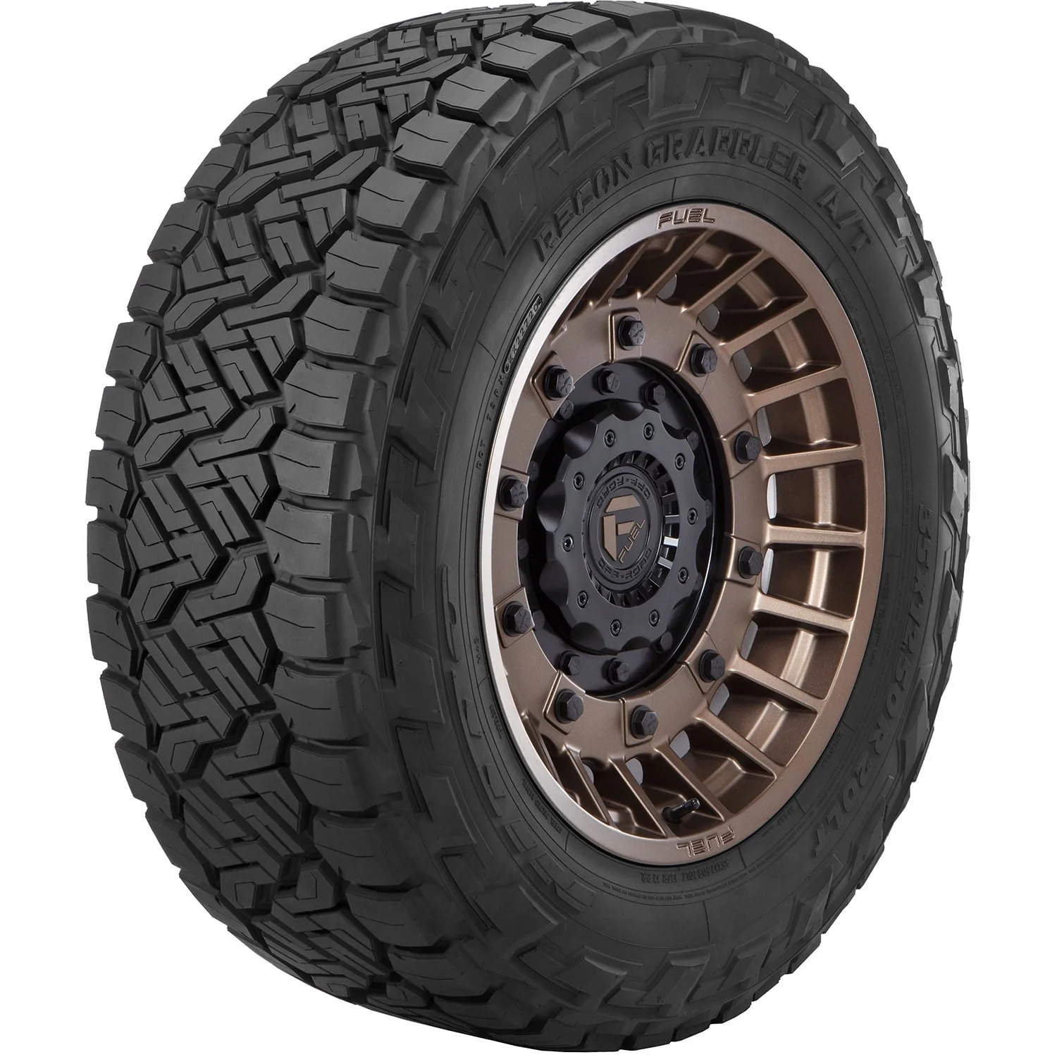 Nitto Recon Grappler A/T LT275/55R20 120/117S E Tire Fits: 2018 Chevrolet Silverado 1500 High Country, 2014-16 Chevrolet Silverado 1500 High Country