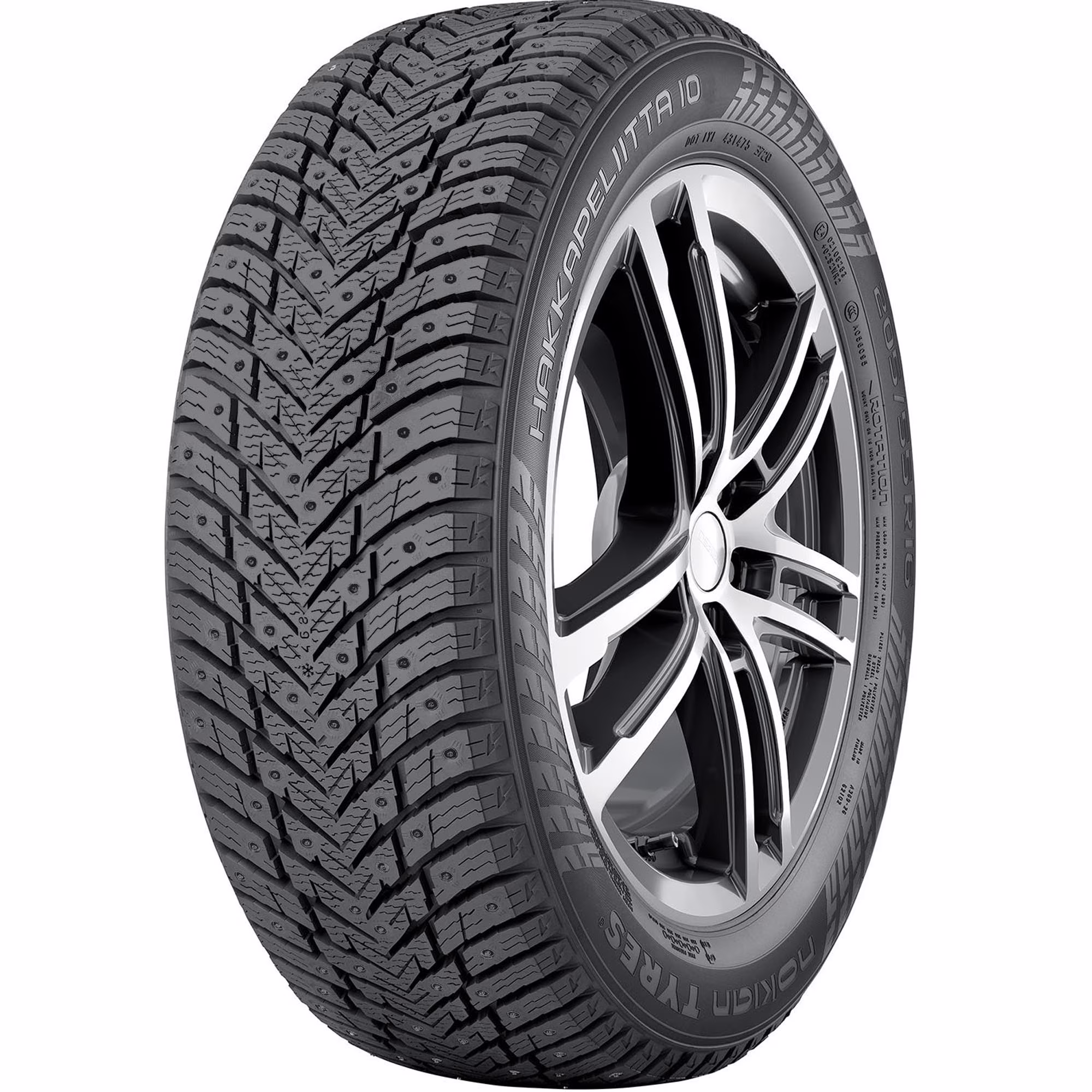 Nokian Hakkapeliitta 10 Winter 195/65R15 95T XL Passenger Tire
