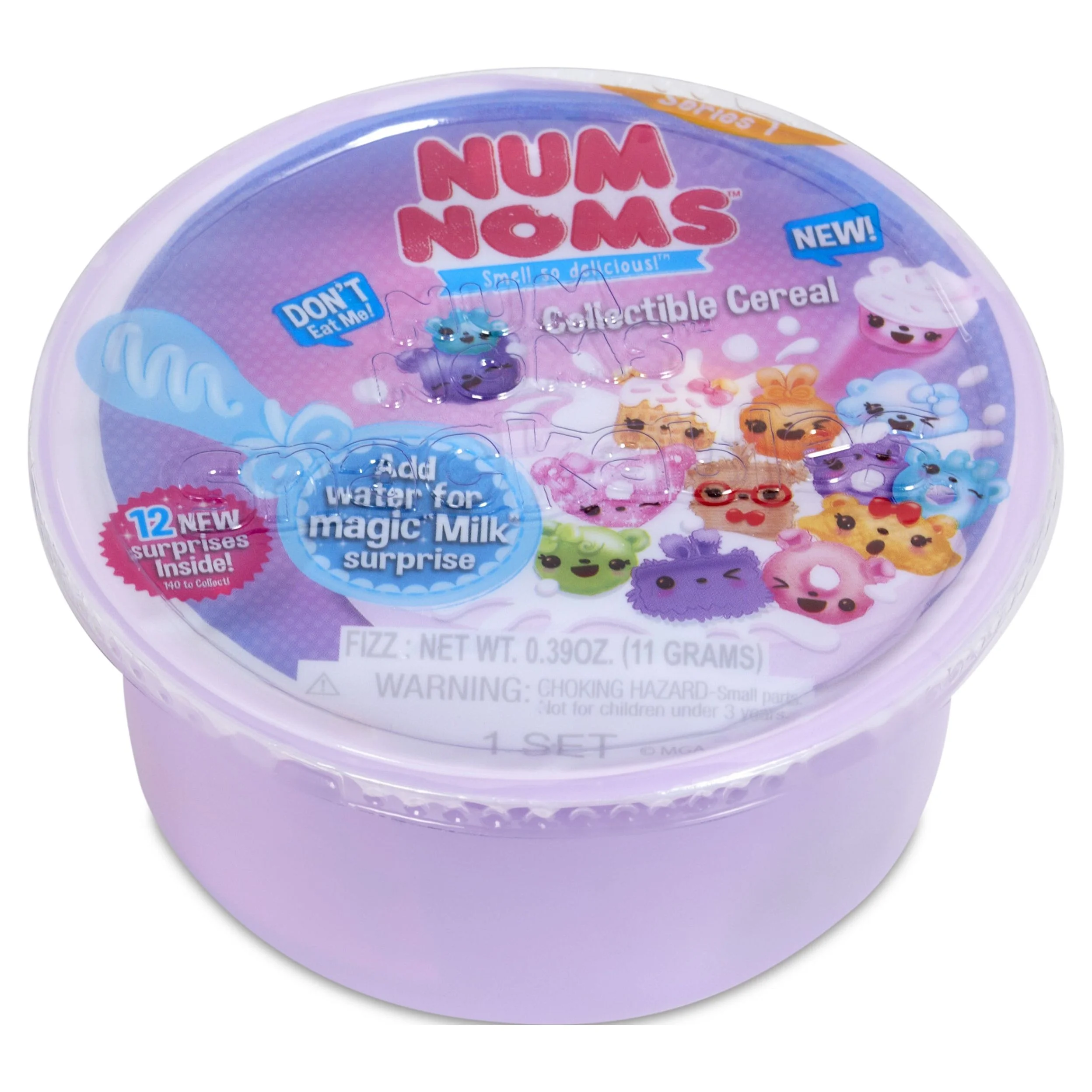 Num noms Snackables Cereal with Scented “Milk” Spoon series 1-2