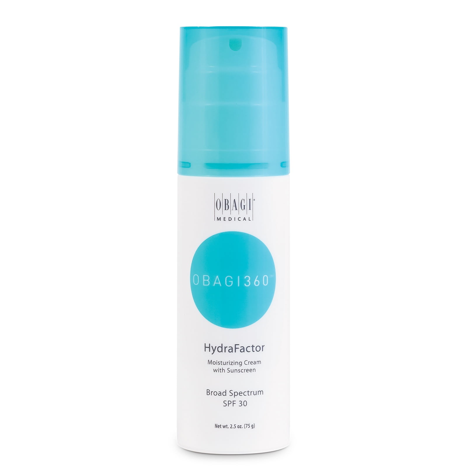 Obagi360 HydraFactor Moisturizing Facial Cream with Sunscreen, Broad Spectrum SPF 30, 2.5 o.z.
