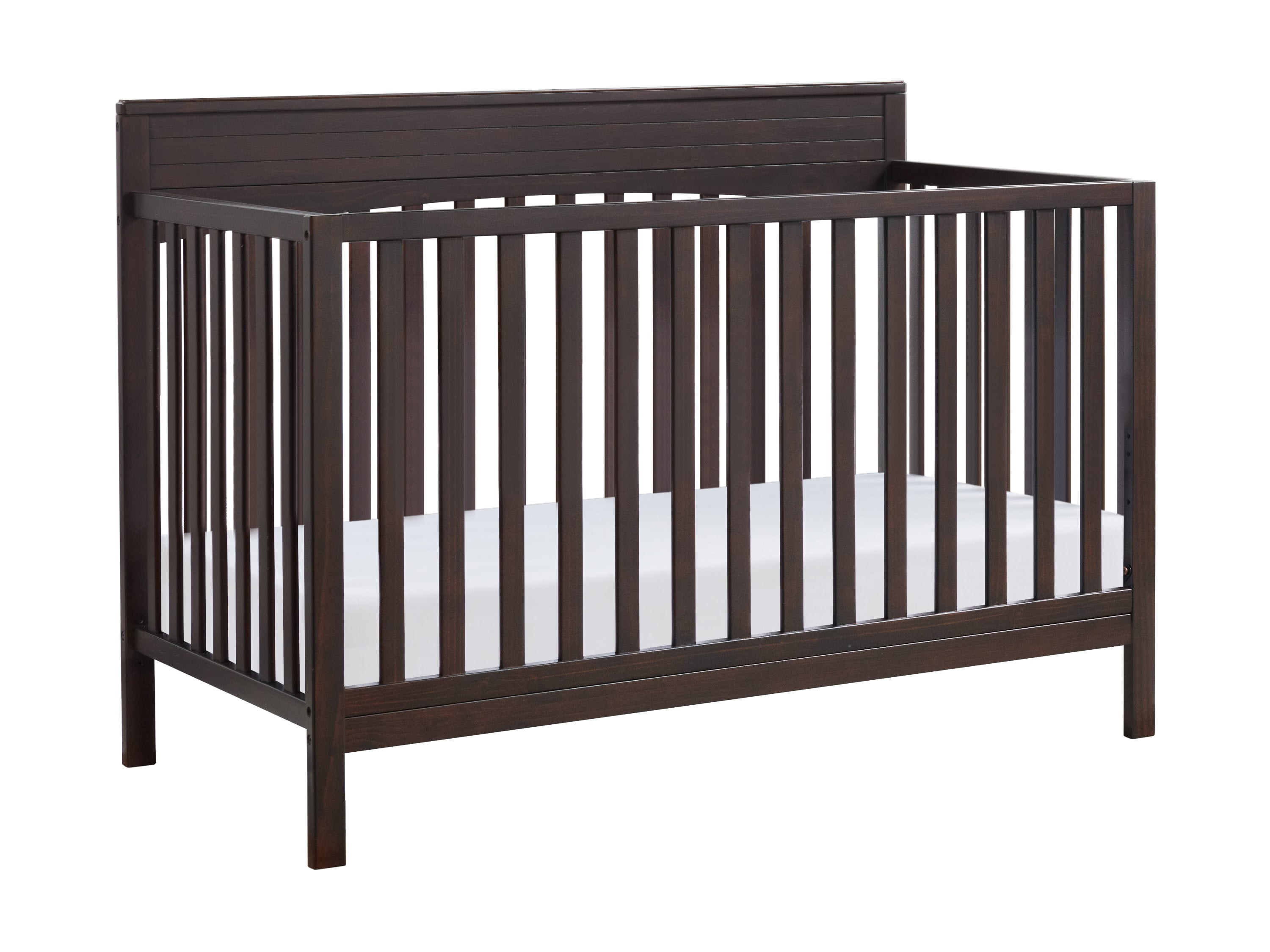 Oxford Baby Harper 4-in-1 Convertible Crib, Espresso Brown, GREENGUARD Gold Certified, Wooden Crib