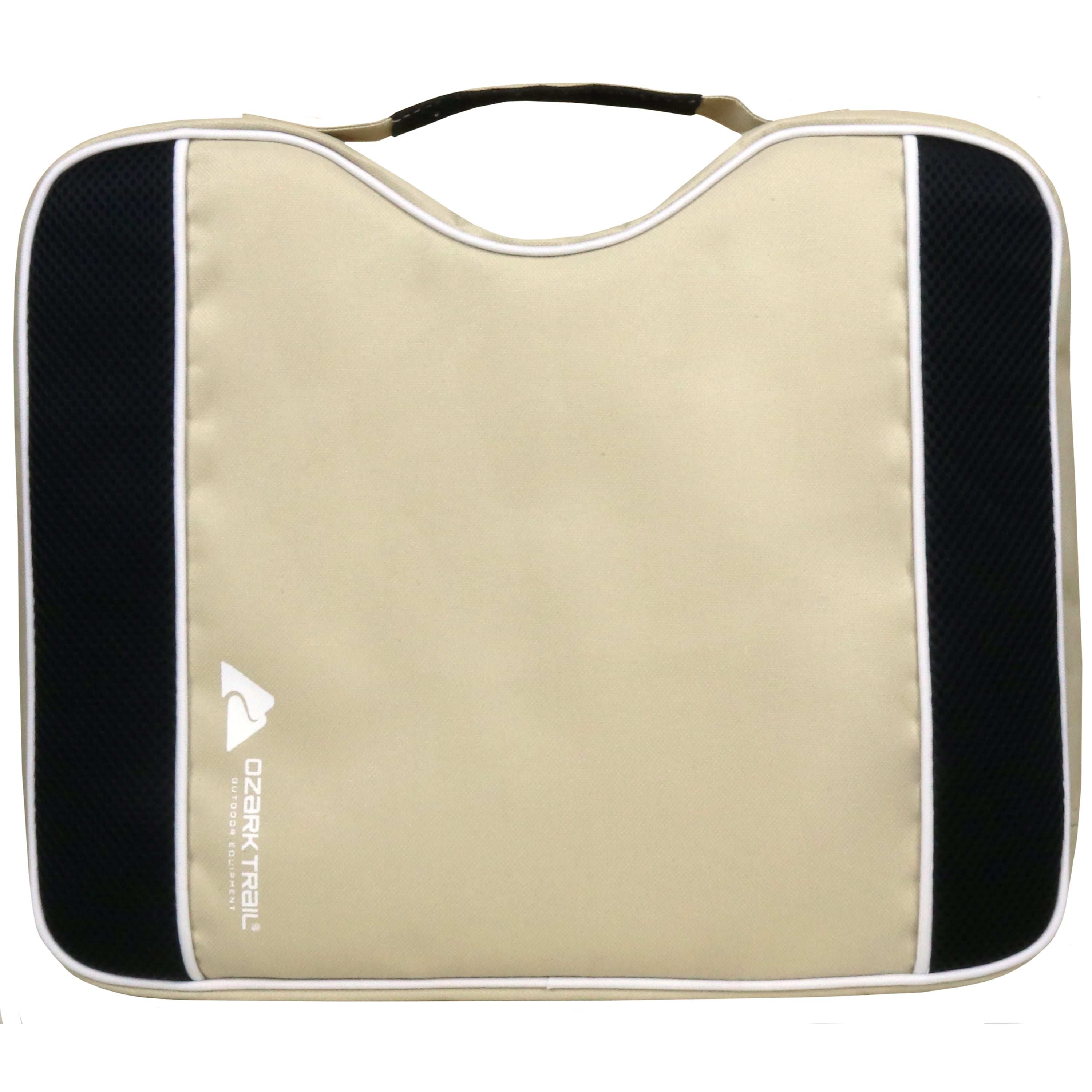 Ozark Trail Beige and Black Stadium Cushion