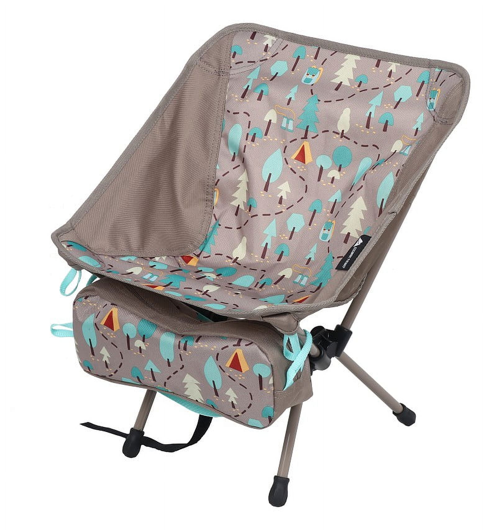 Ozark Trail Scoop Backpacking Kids' Chair, Multi-color