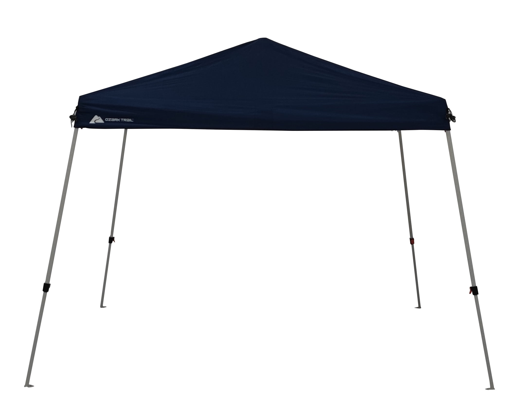 Ozark Trail 10' x 10' Instant Slant Leg Canopy Pop-Up Shading Shelter, Dusty Blue