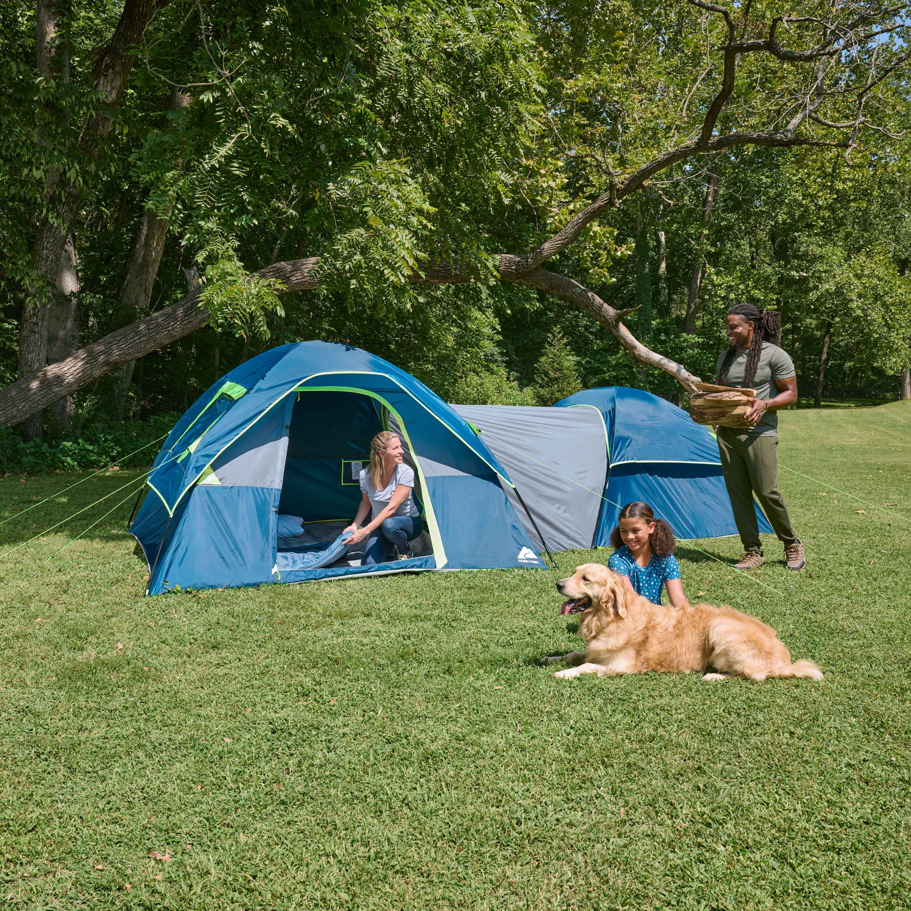 Ozark Trail 8 Person Dual Dome Tent - 17ft. x 9ft. - 21.89 lbs.