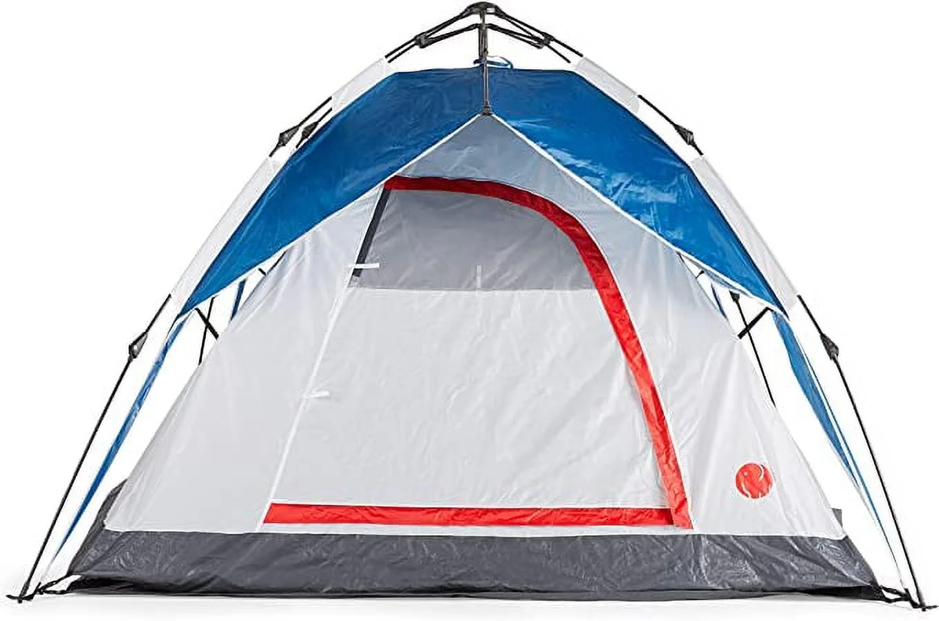 OMNICORE DESIGNS 3 Person Instant Dome Tent with Detachable Canopy - 7' x 7' Tent / 7' x 7' Canopy Shelter