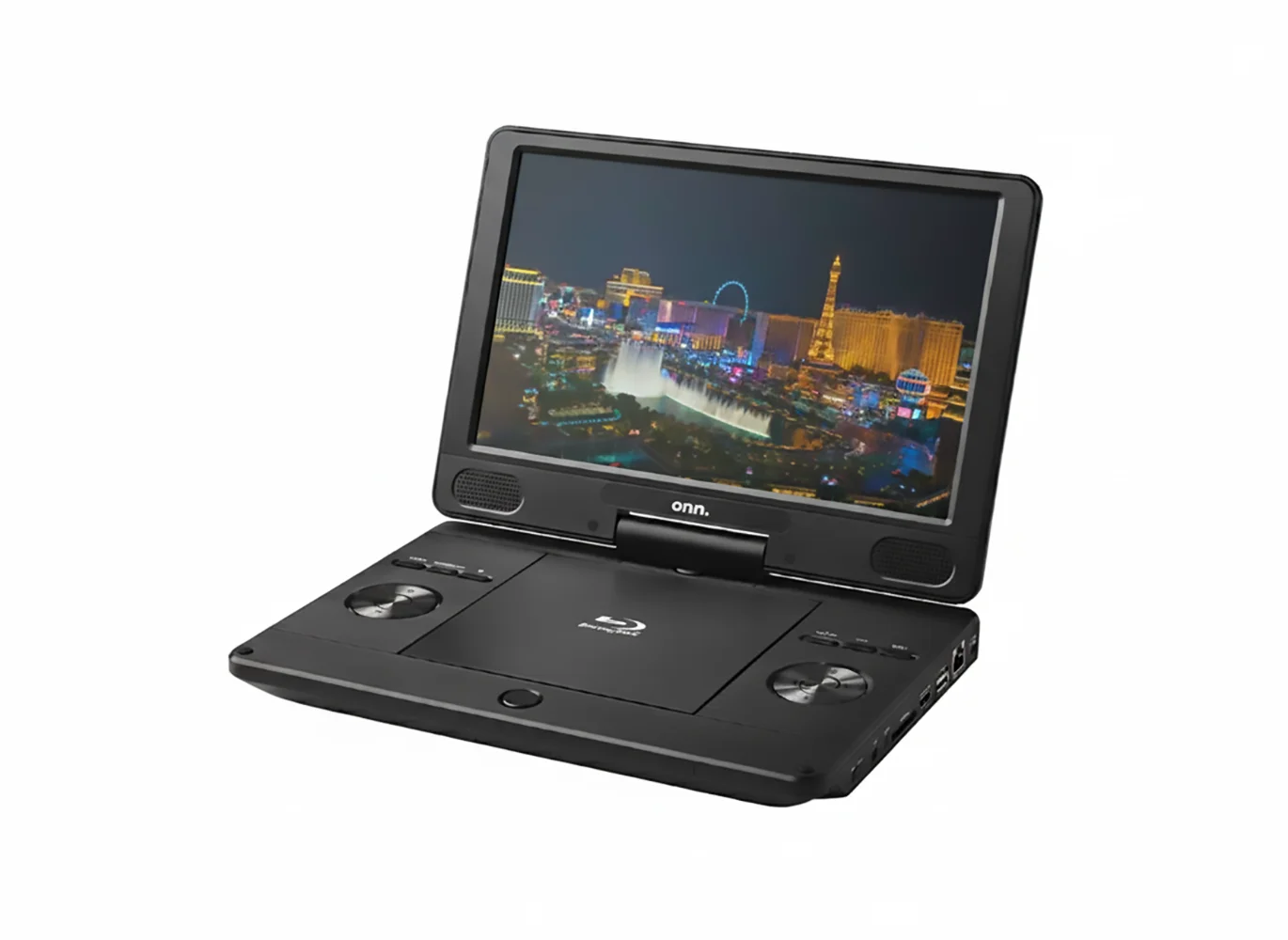 Onn. Portable Blu-Ray Disc/DVD Player with 1080p HD Resolution